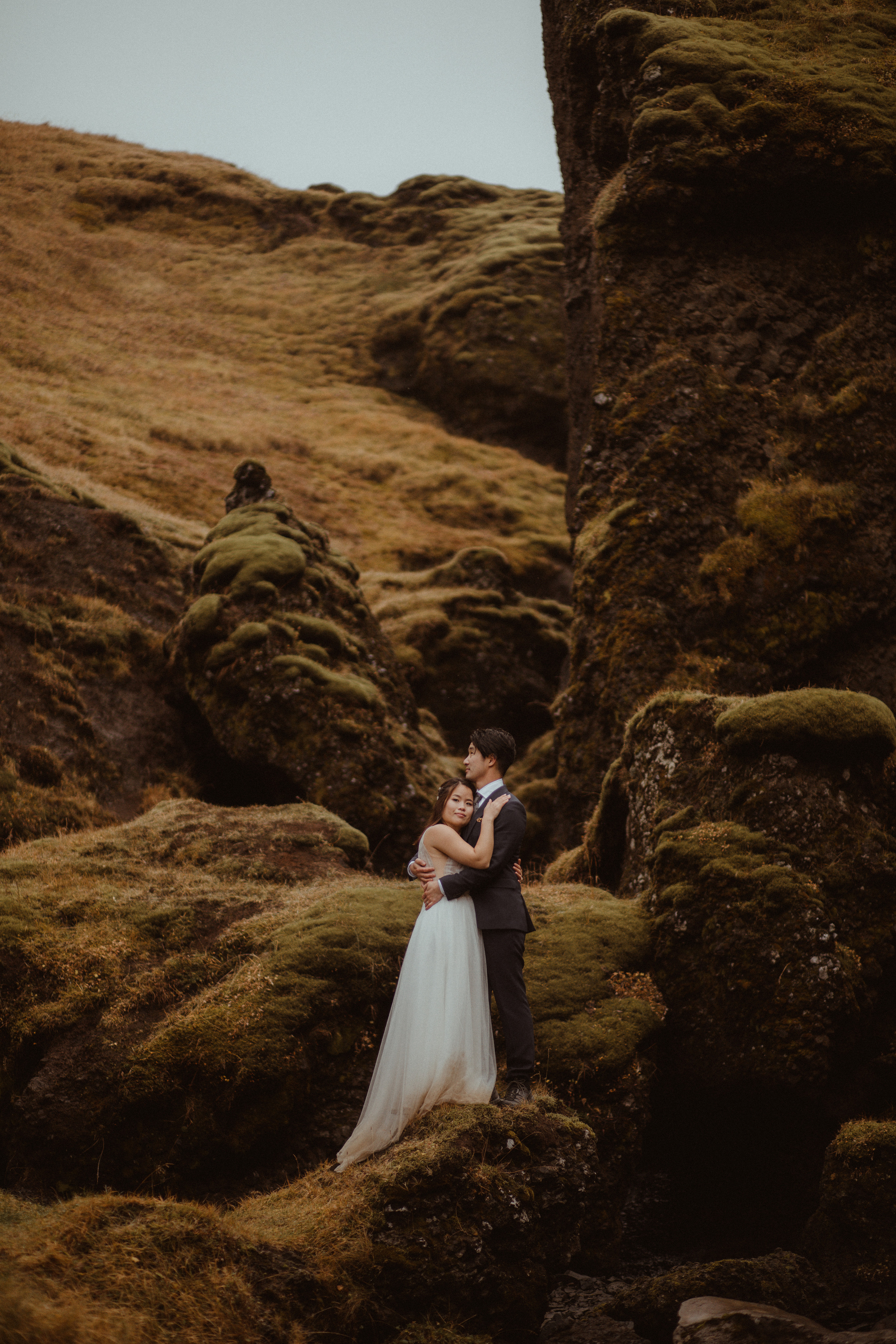 Hidden Waterfalls Iceland Elopement. Iceland elopement photo and video | Nikolaichik Photo