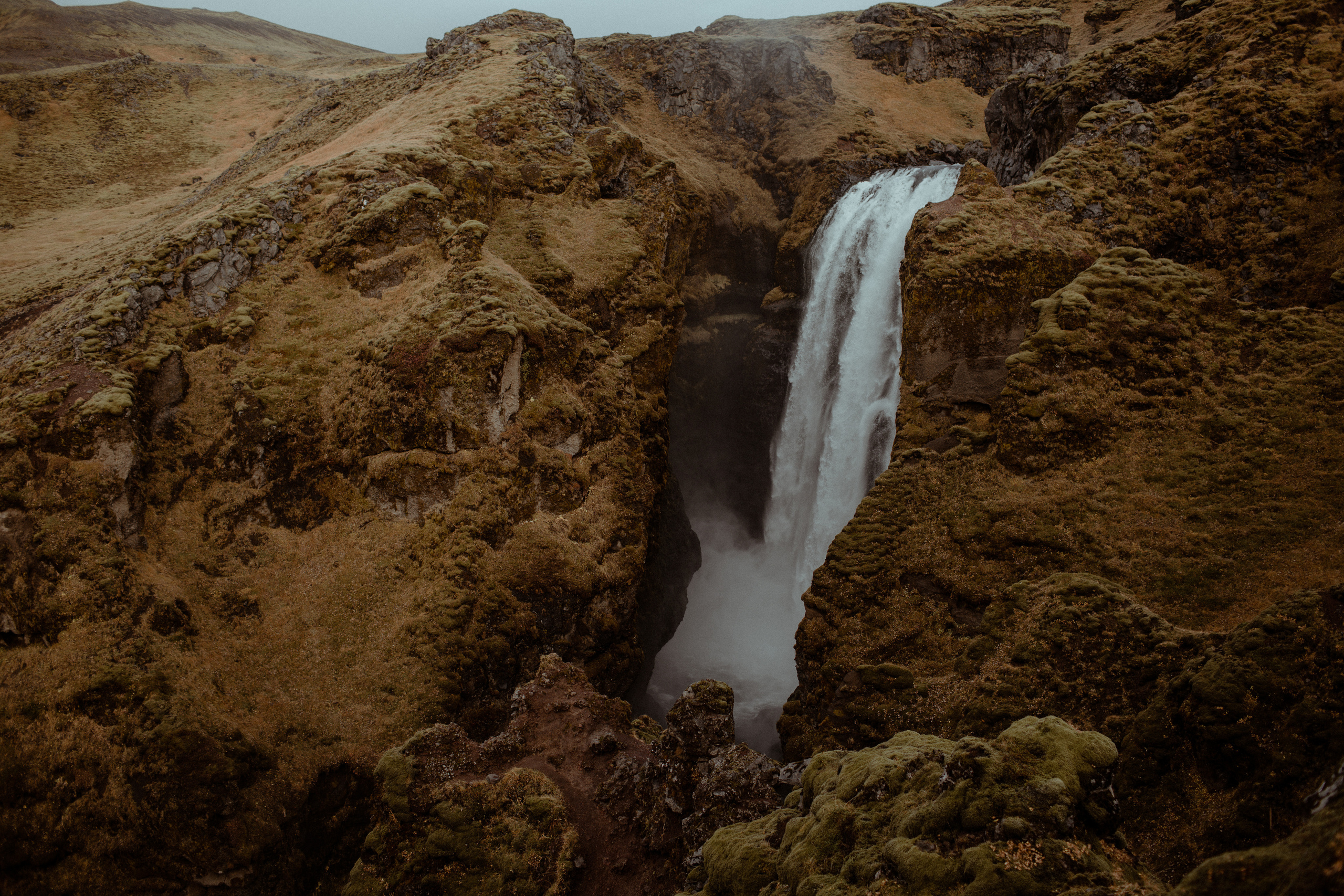 Hidden Waterfalls Iceland Elopement. Iceland elopement photo and video | Nikolaichik Photo