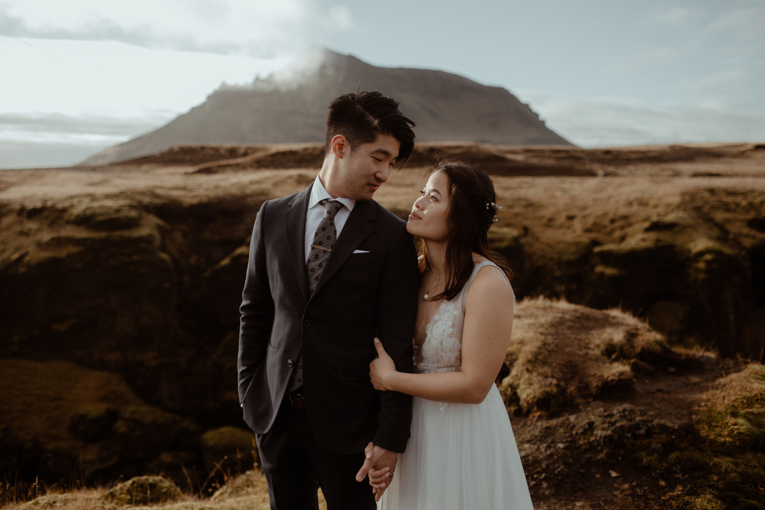 Hidden Waterfalls Iceland Elopement. Iceland elopement photo and video | Nikolaichik Photo