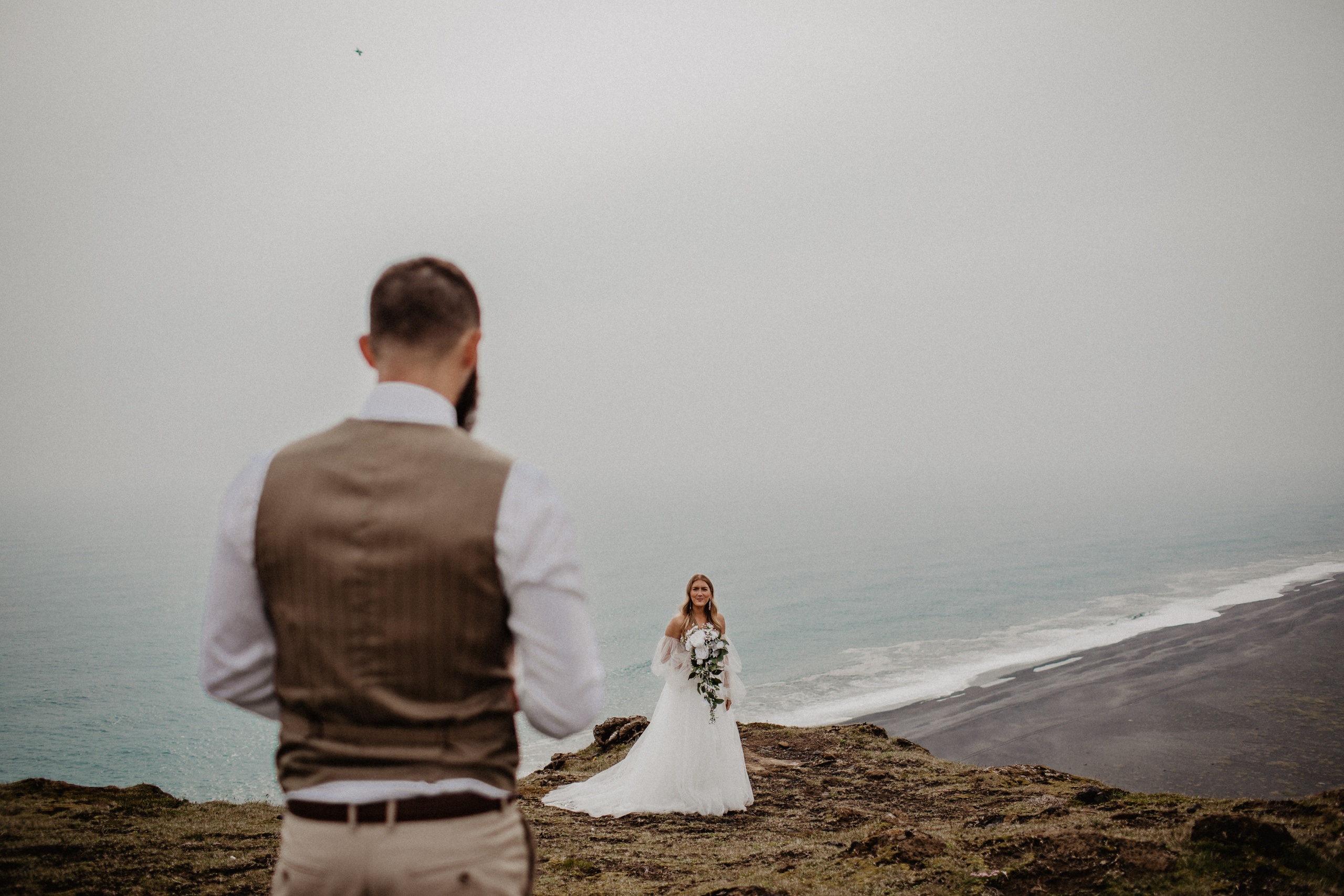 Vow exchanging ceremony in Iceland | Elopement in South Iceland. Iceland elopement photographer & videographer