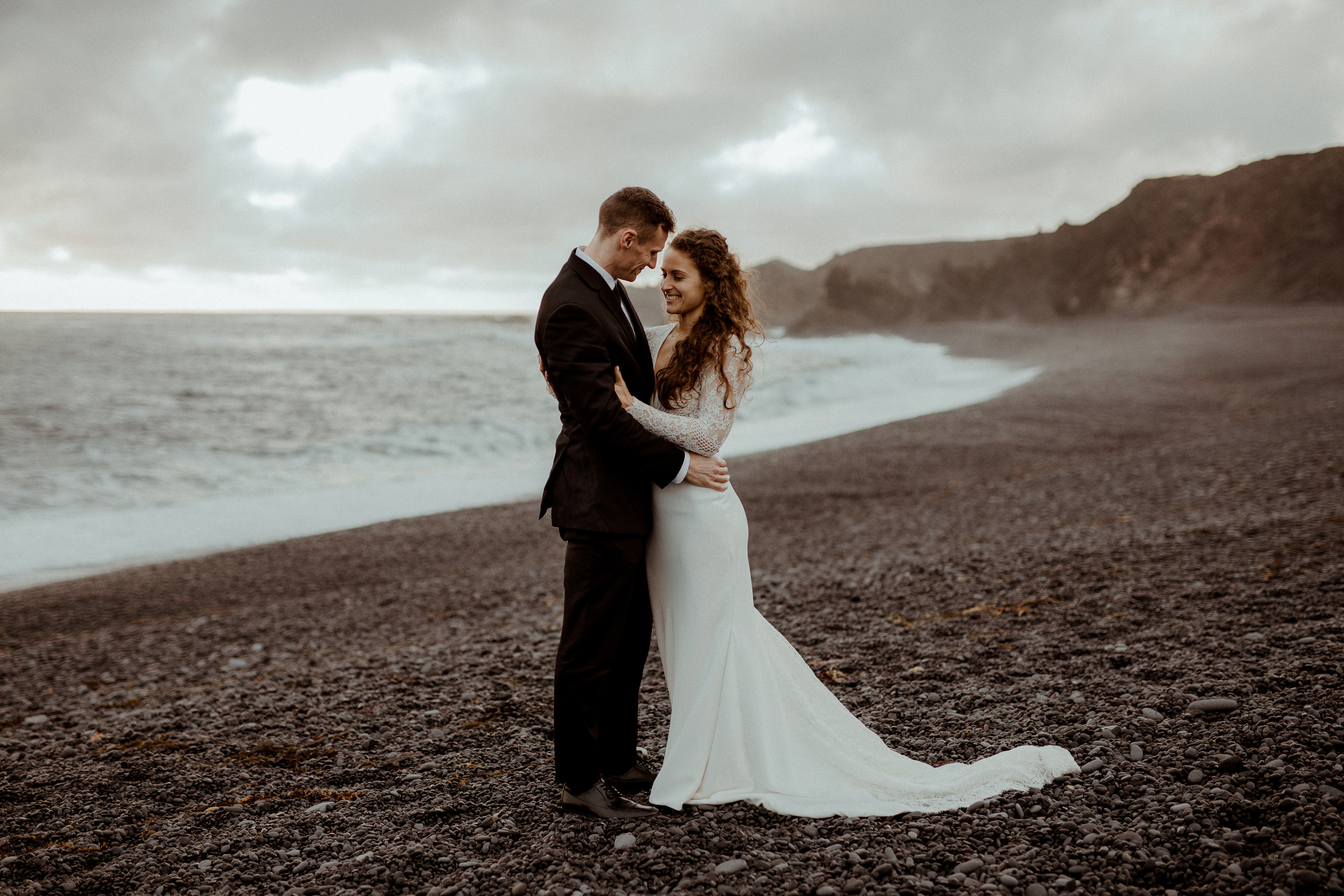 Scenic Fjords Elopement in Iceland. Iceland elopement photographer & videographer