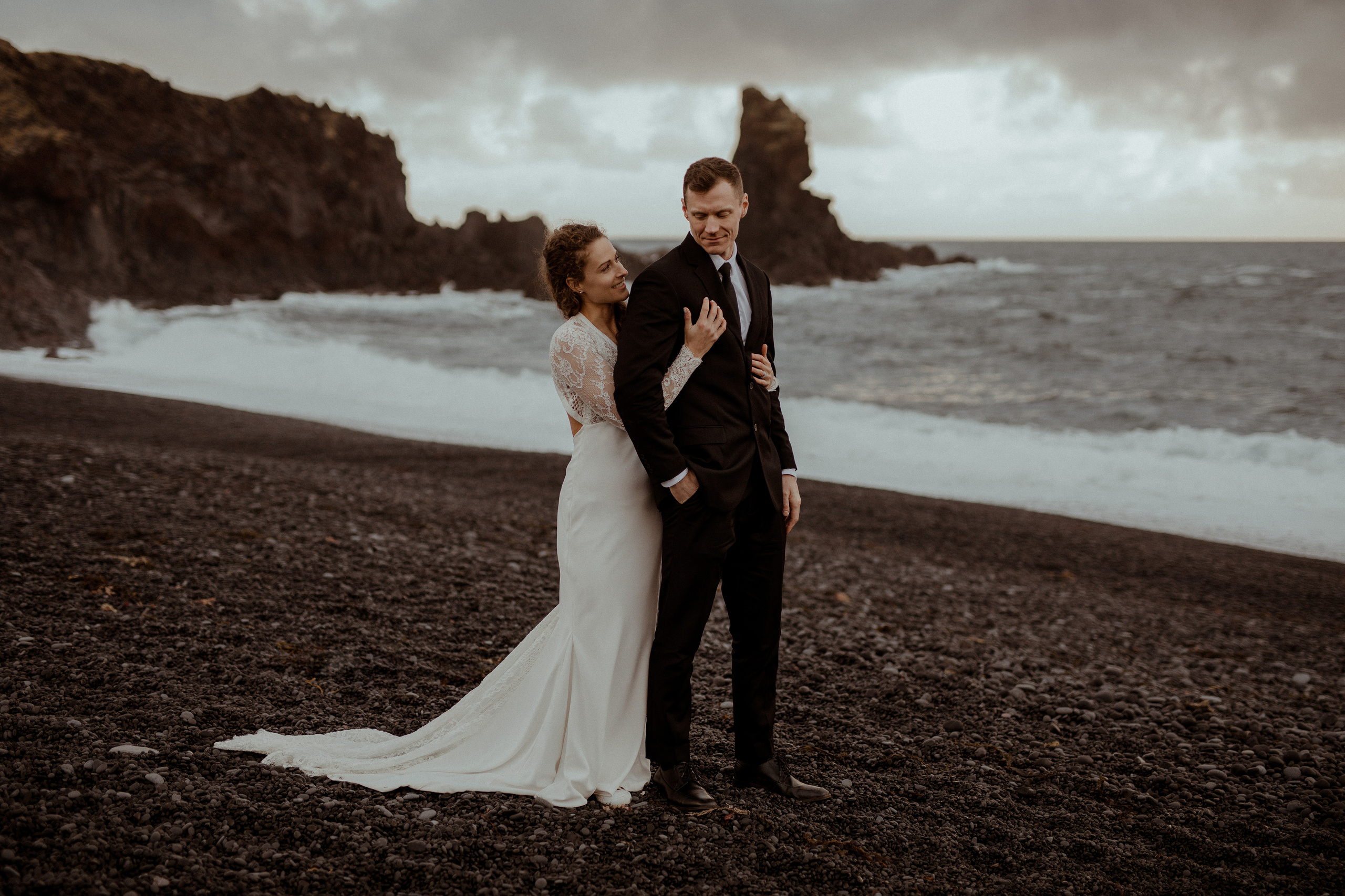 Scenic Fjords Elopement in Iceland. Iceland elopement photographer & videographer