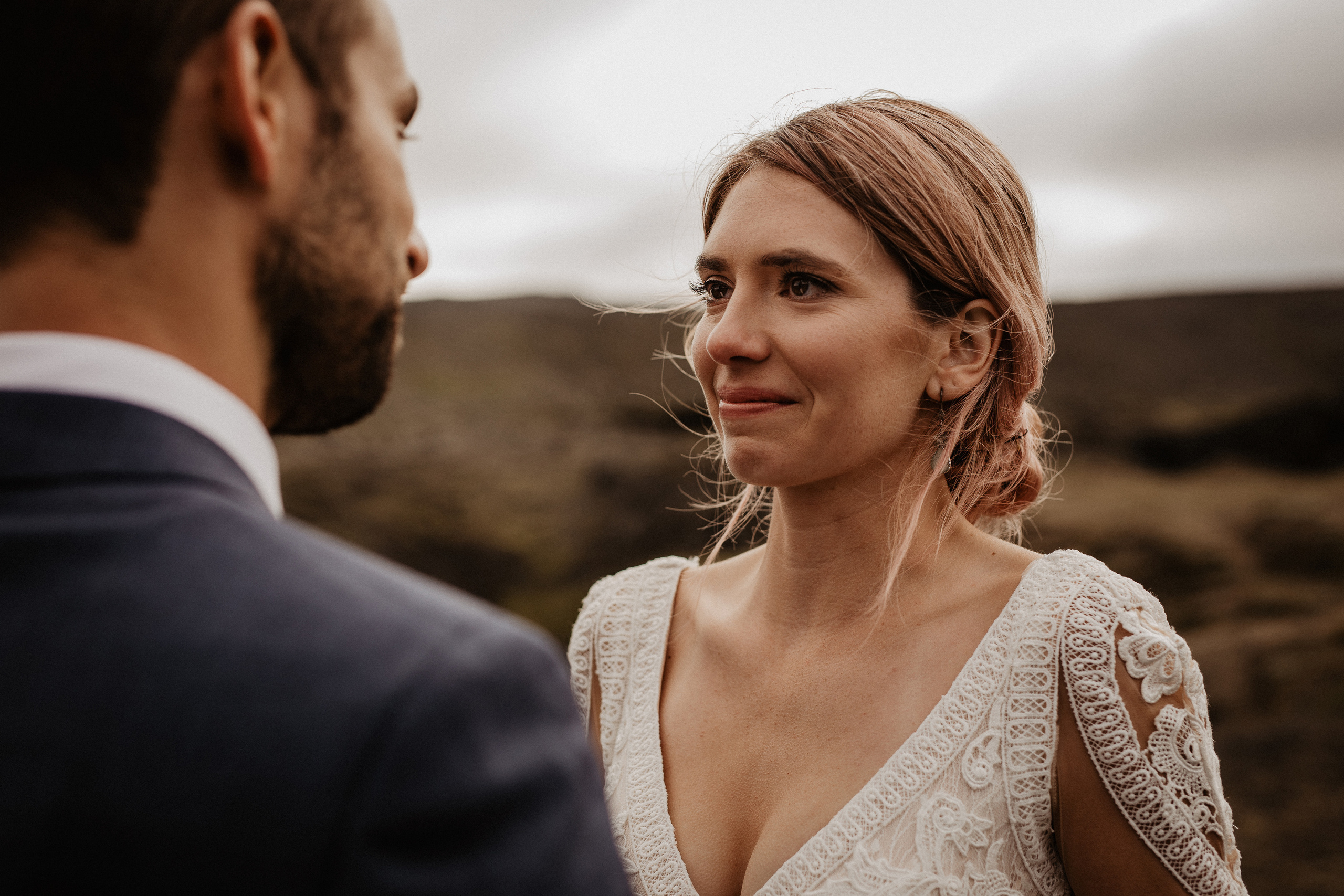 Elopement at Haifoss waterfall. Iceland elopement photo and video | Nikolaichik Photo