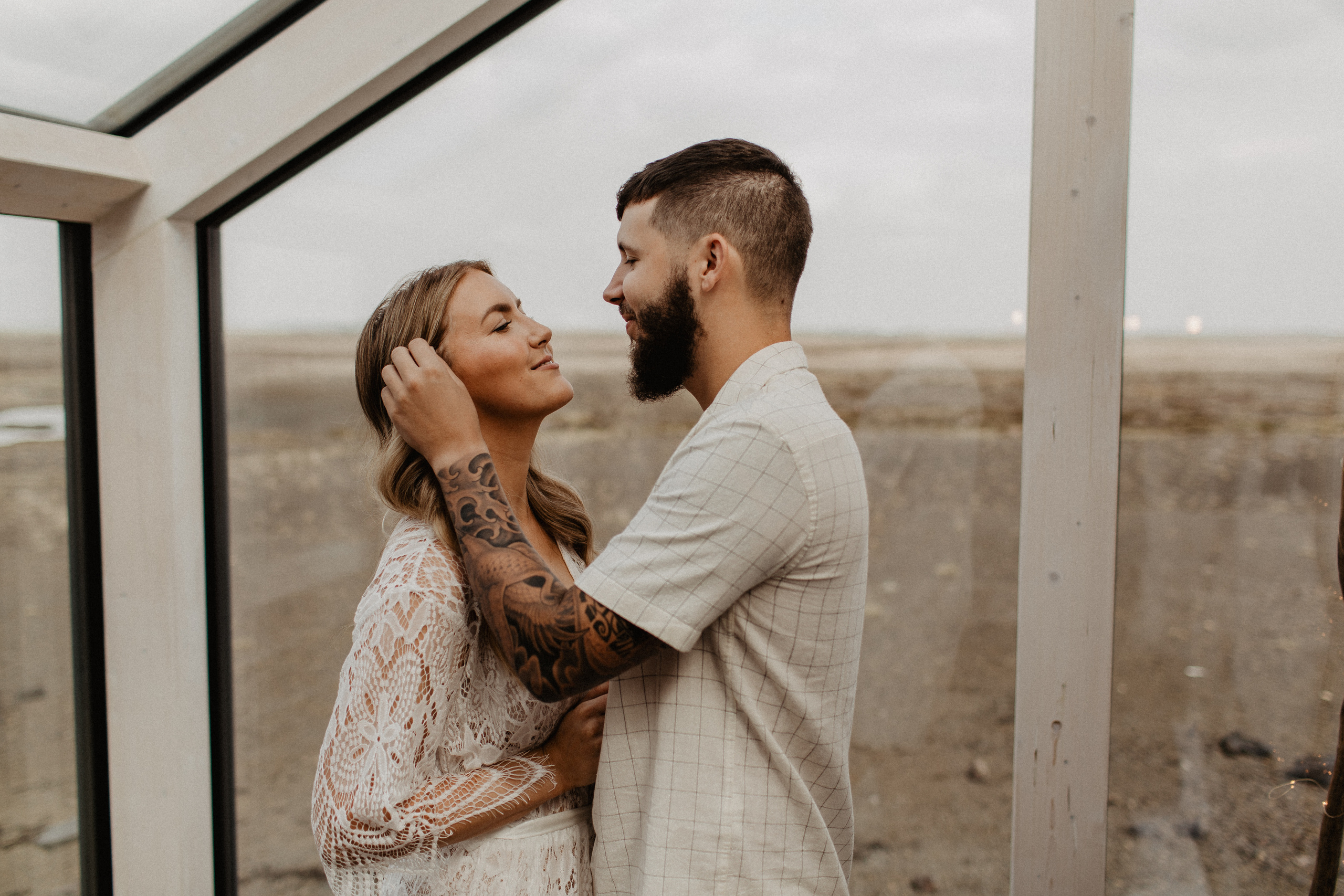 Vow exchanging ceremony in Iceland | Elopement in South Iceland. Iceland elopement photographer & videographer