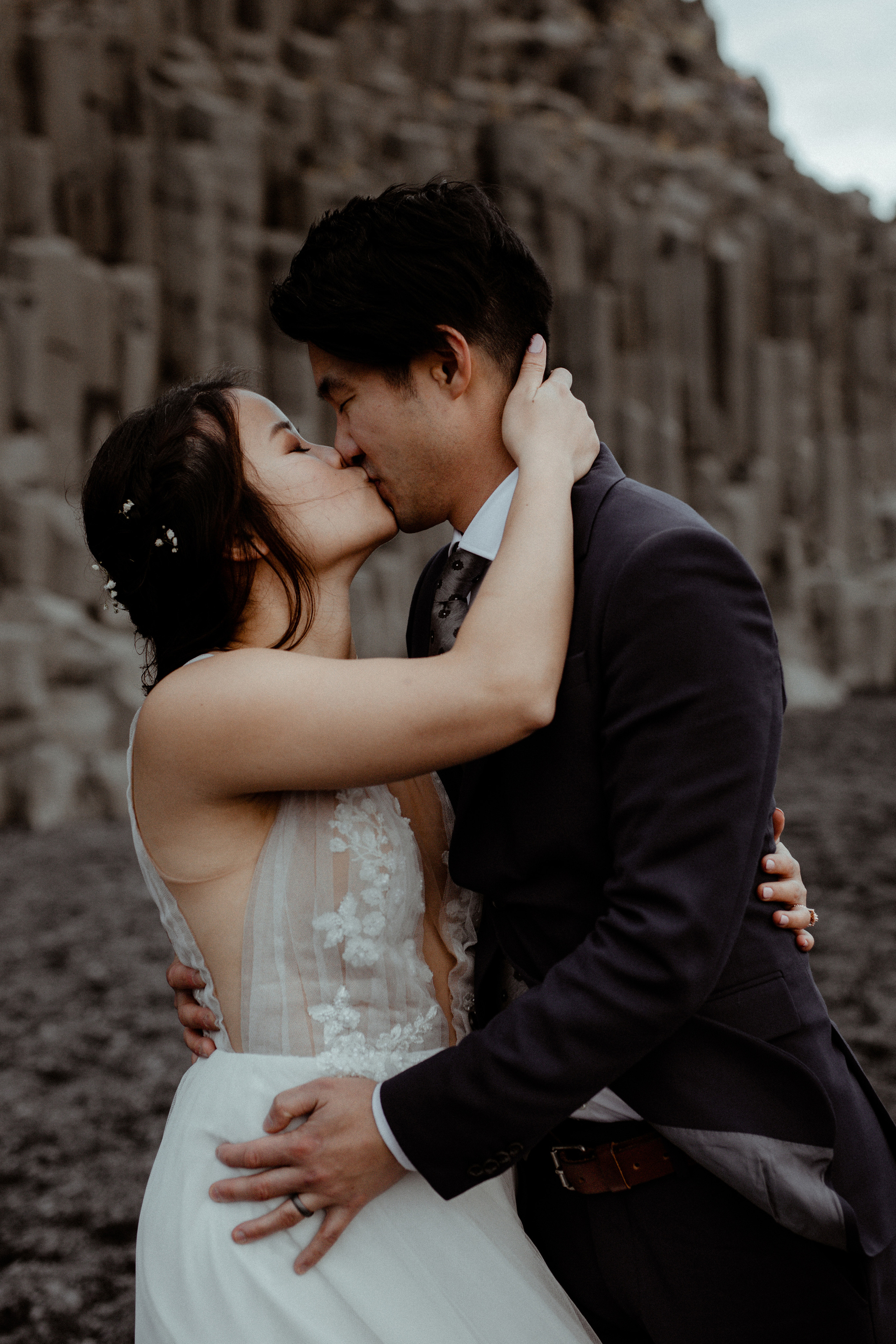 Hidden Waterfalls Iceland Elopement. Iceland elopement photo and video | Nikolaichik Photo