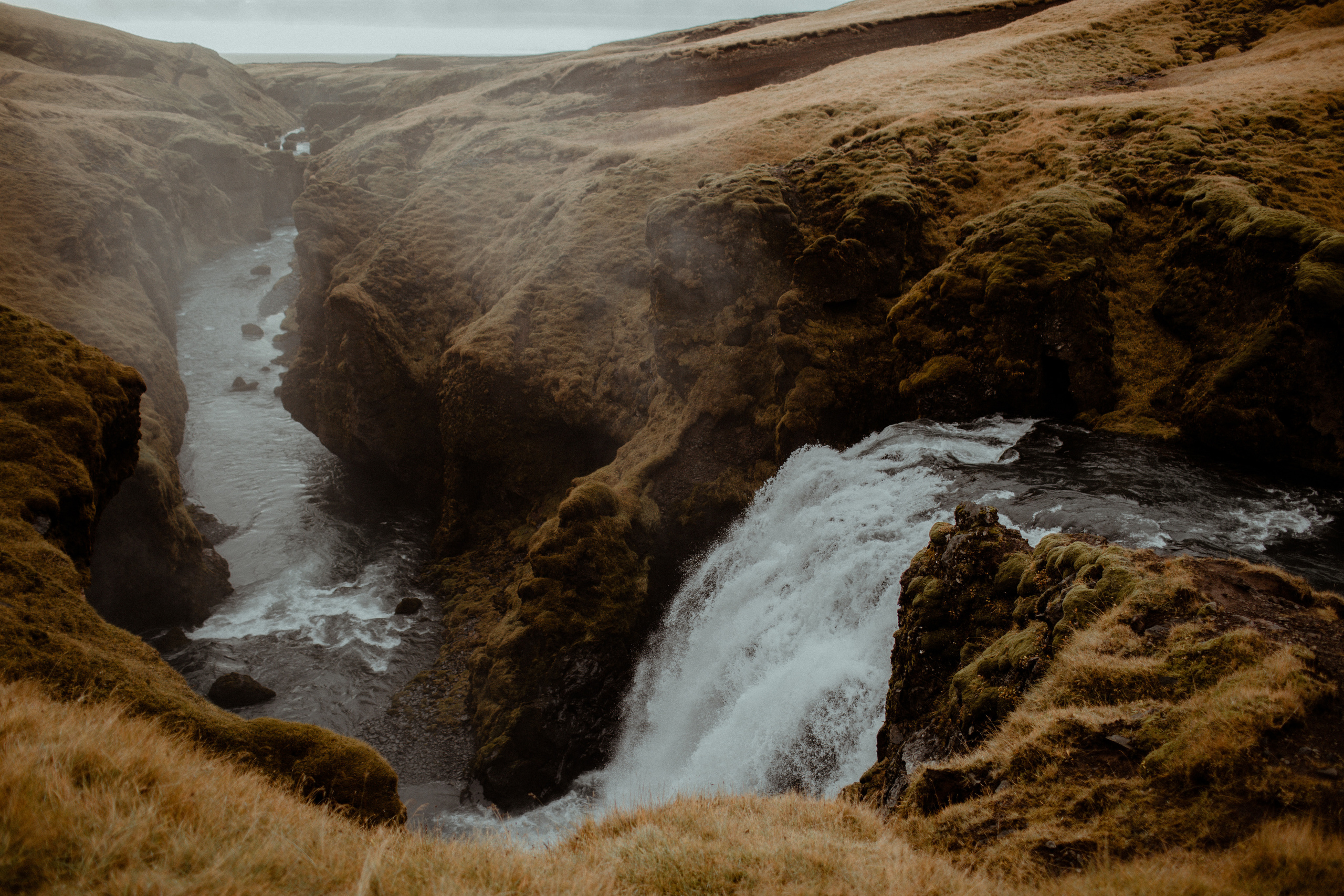 Hidden Waterfalls Iceland Elopement. Iceland elopement photo and video | Nikolaichik Photo