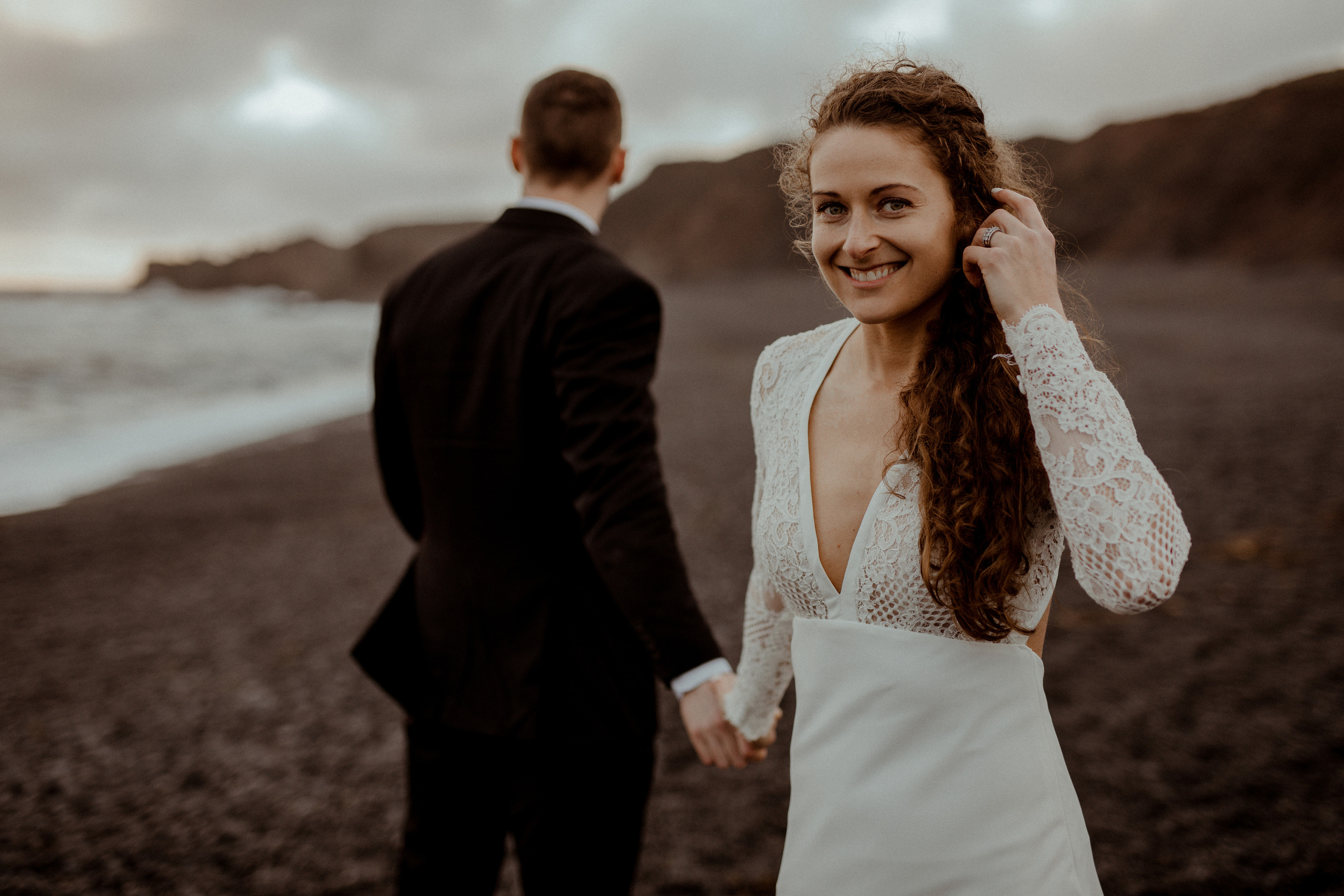 Scenic Fjords Elopement in Iceland. Iceland elopement photographer & videographer