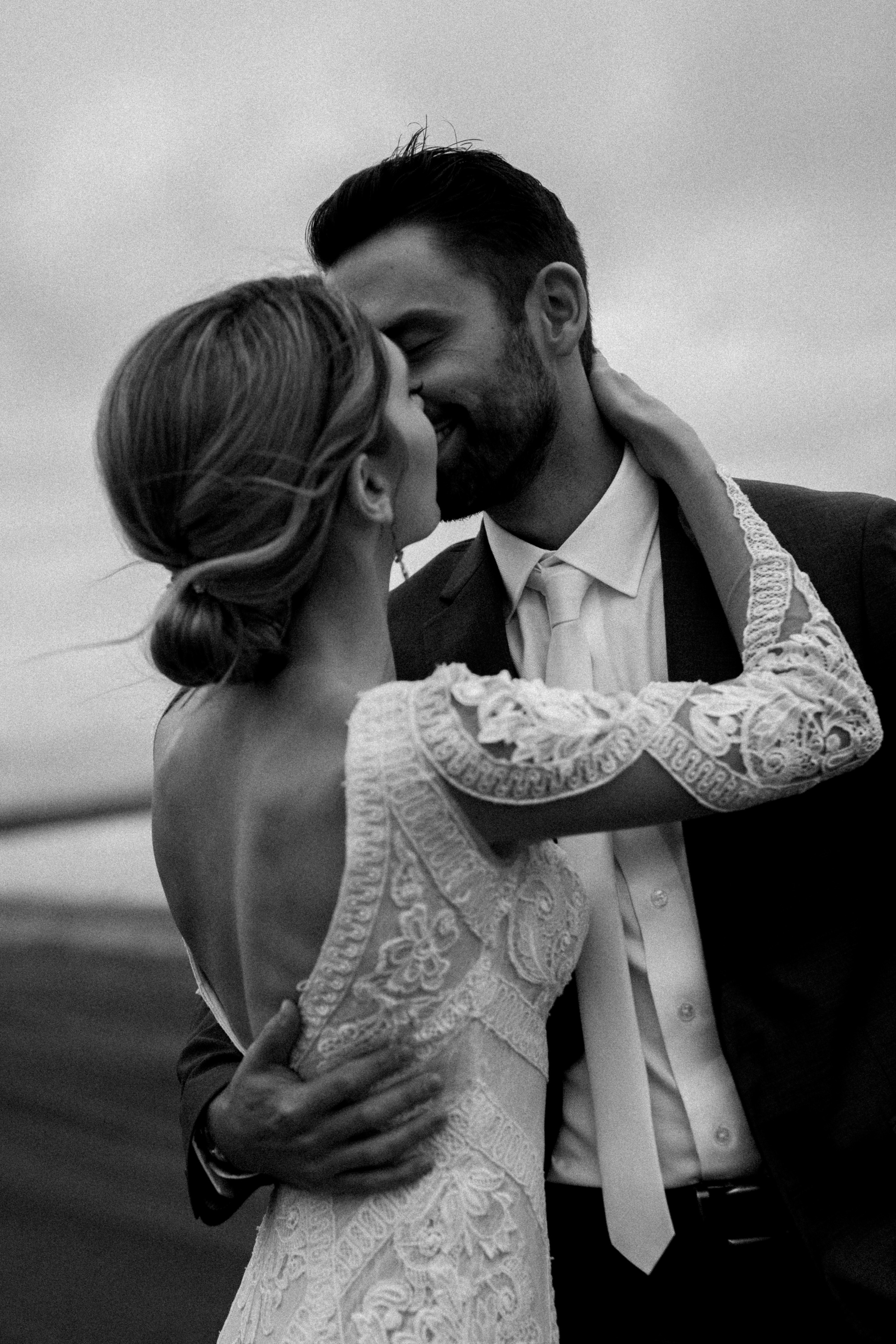 Elopement at Haifoss waterfall. Iceland elopement photo and video | Nikolaichik Photo