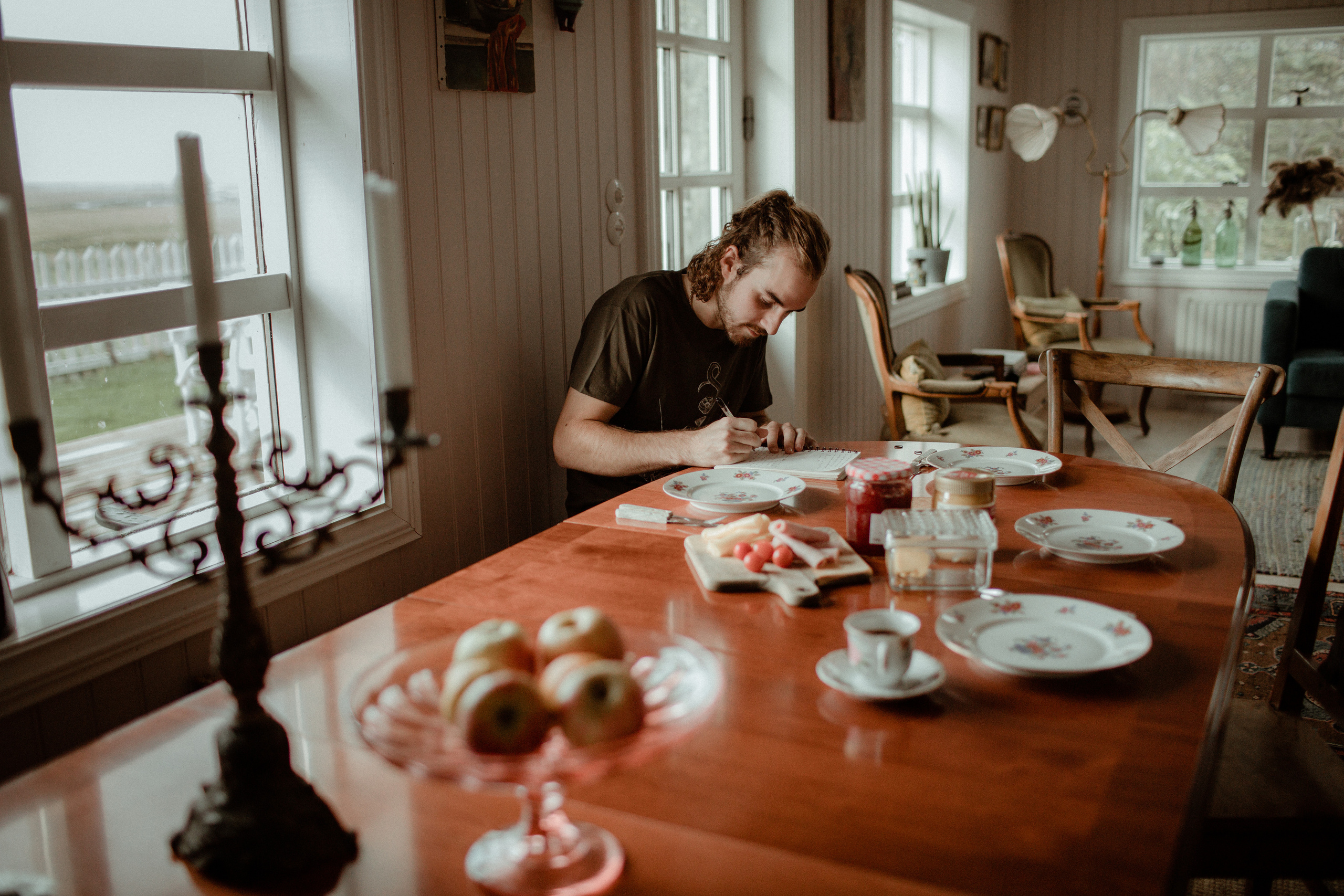 Ceremony at secret waterfall Iceland. Iceland elopement photographer & videographer