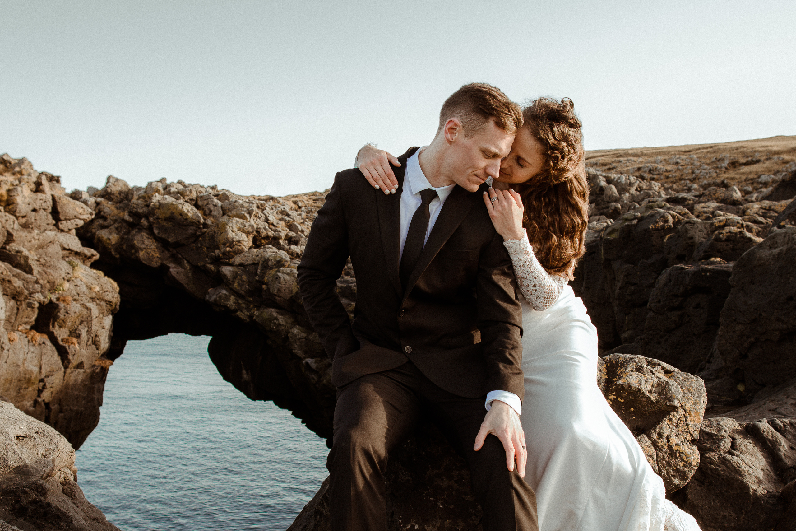 Scenic Fjords Elopement in Iceland. Iceland elopement photographer & videographer