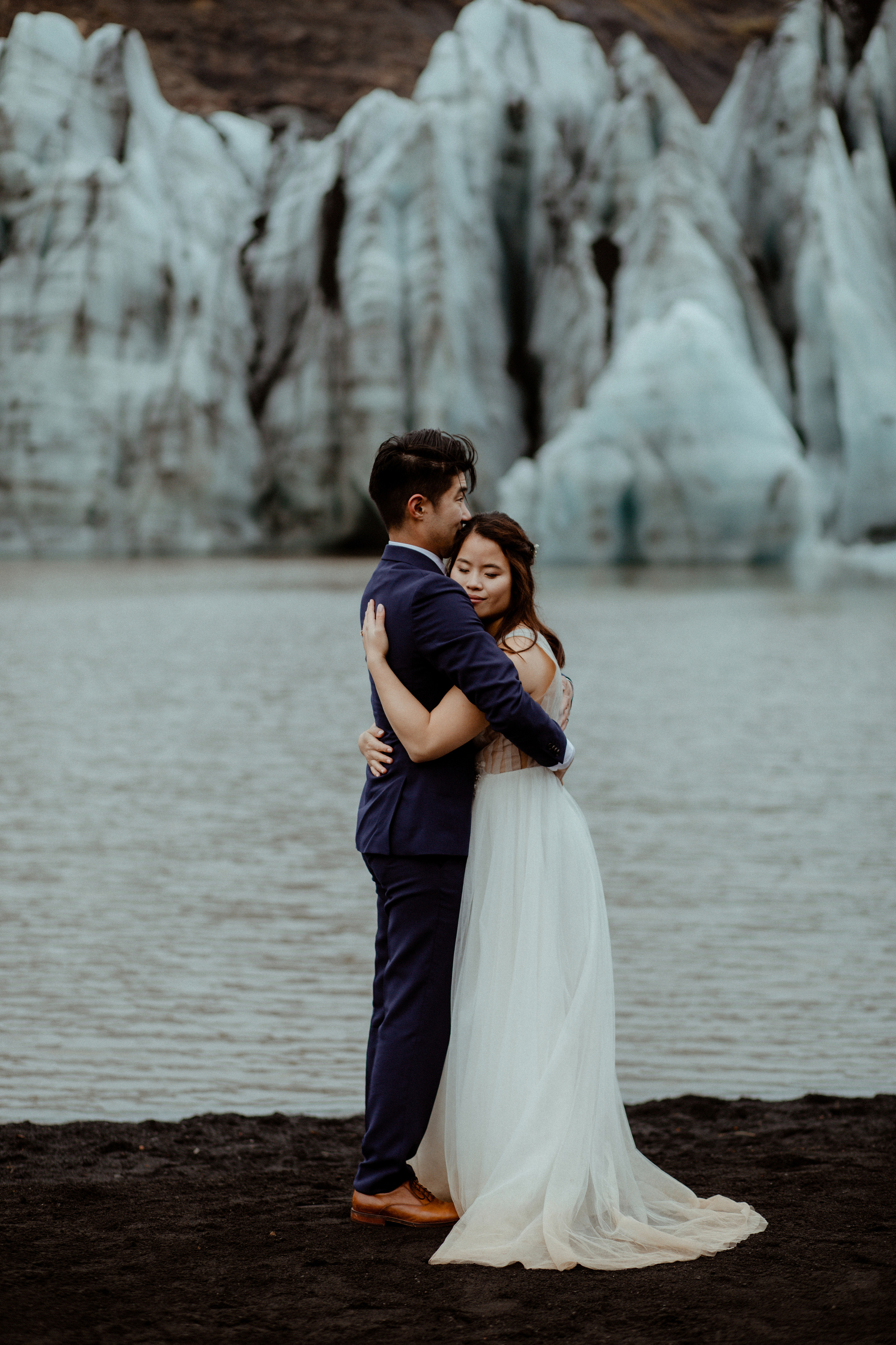Hidden Waterfalls Iceland Elopement. Iceland elopement photo and video | Nikolaichik Photo