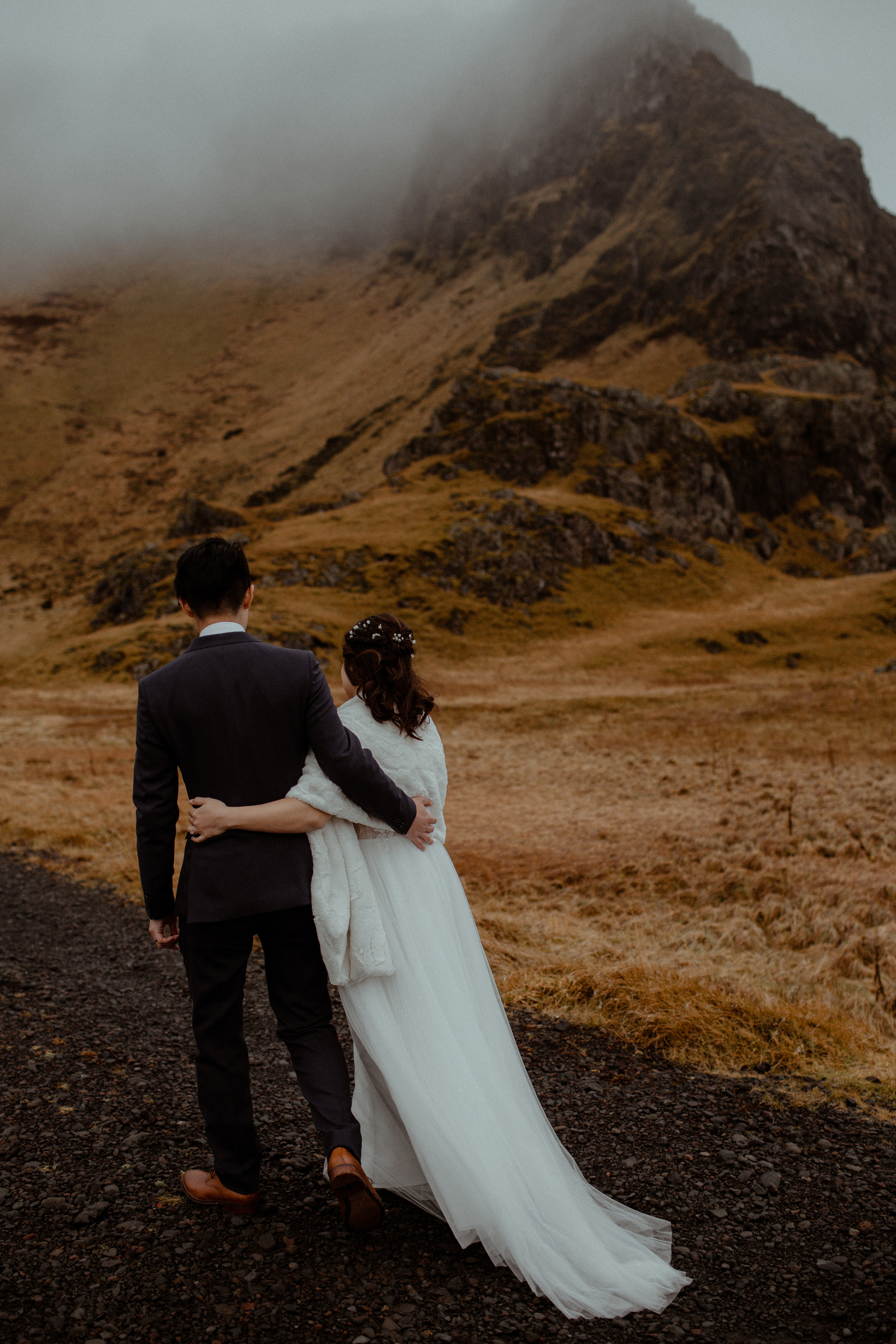 Hidden Waterfalls Iceland Elopement. Iceland elopement photo and video | Nikolaichik Photo