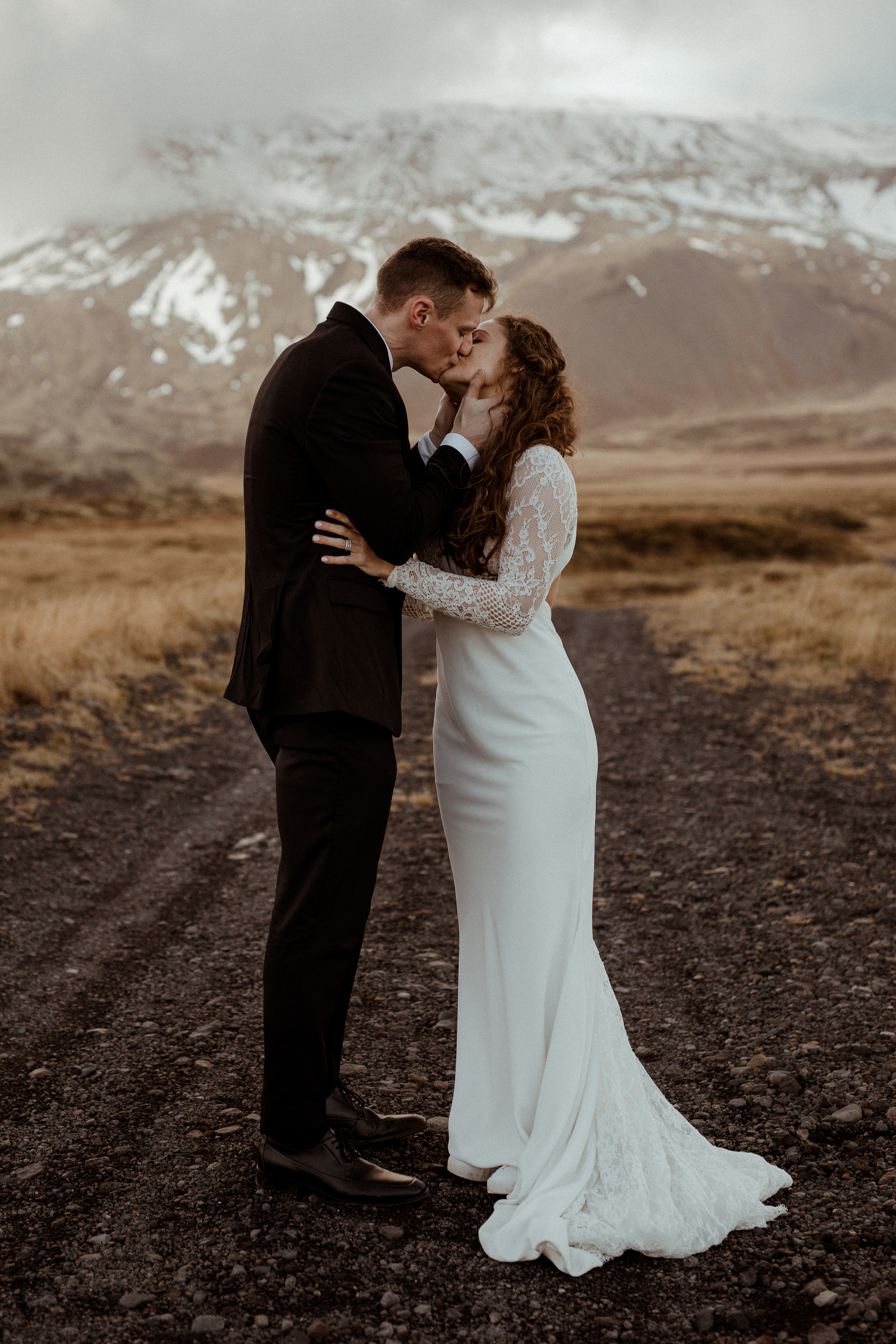 Scenic Fjords Elopement in Iceland. Iceland elopement photographer & videographer