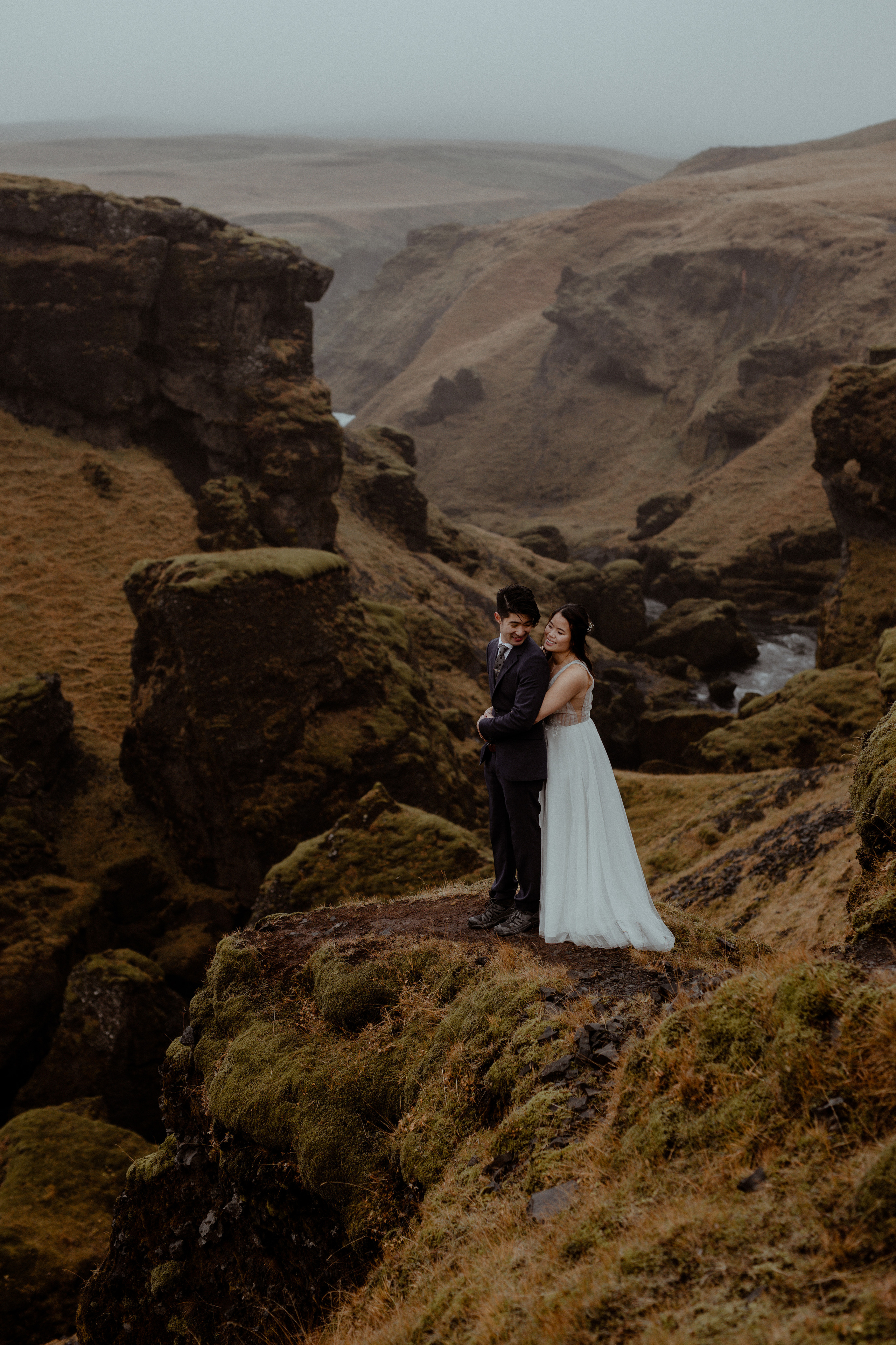 Hidden Waterfalls Iceland Elopement. Iceland elopement photo and video | Nikolaichik Photo