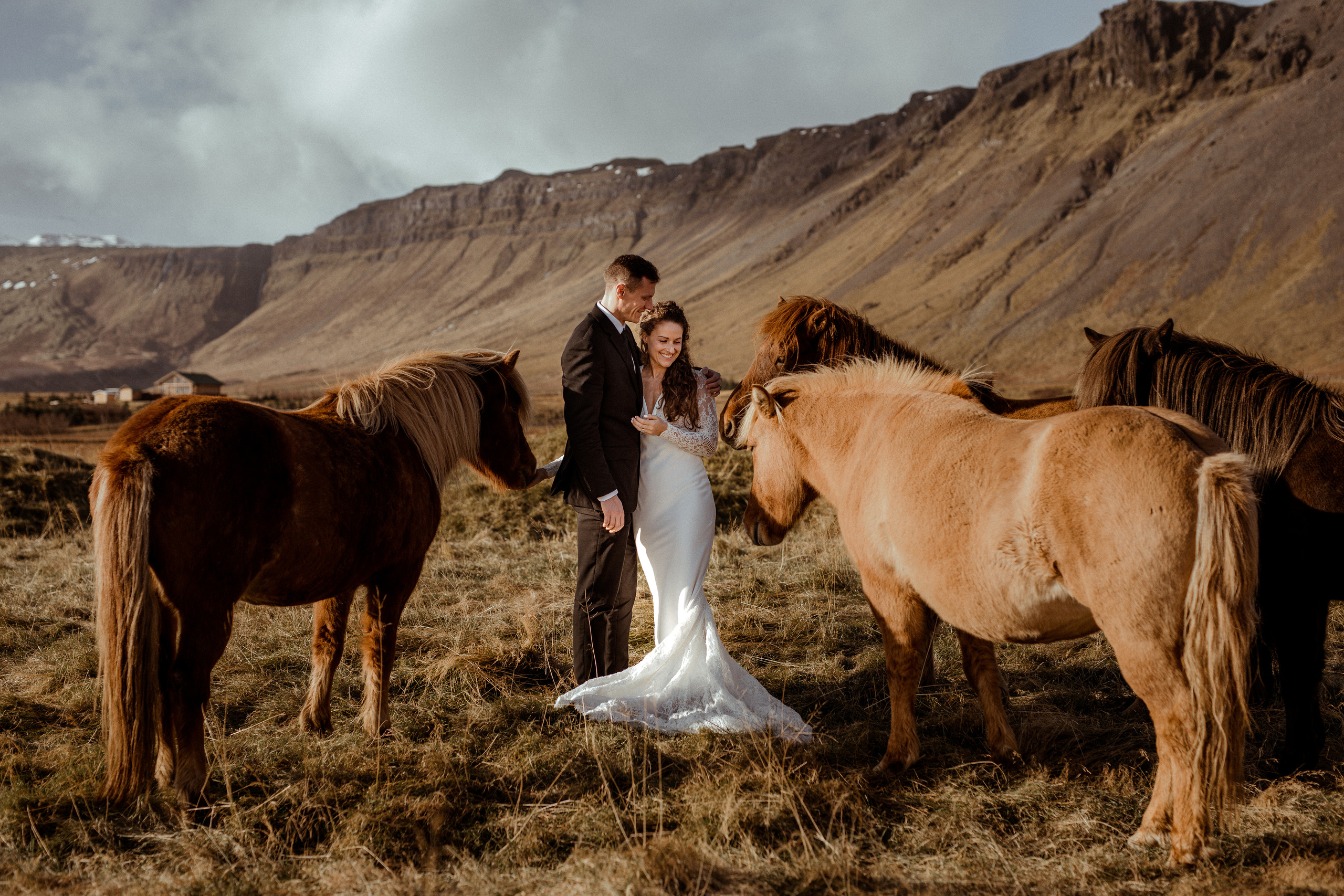 Scenic Fjords Elopement in Iceland. Iceland elopement photographer & videographer