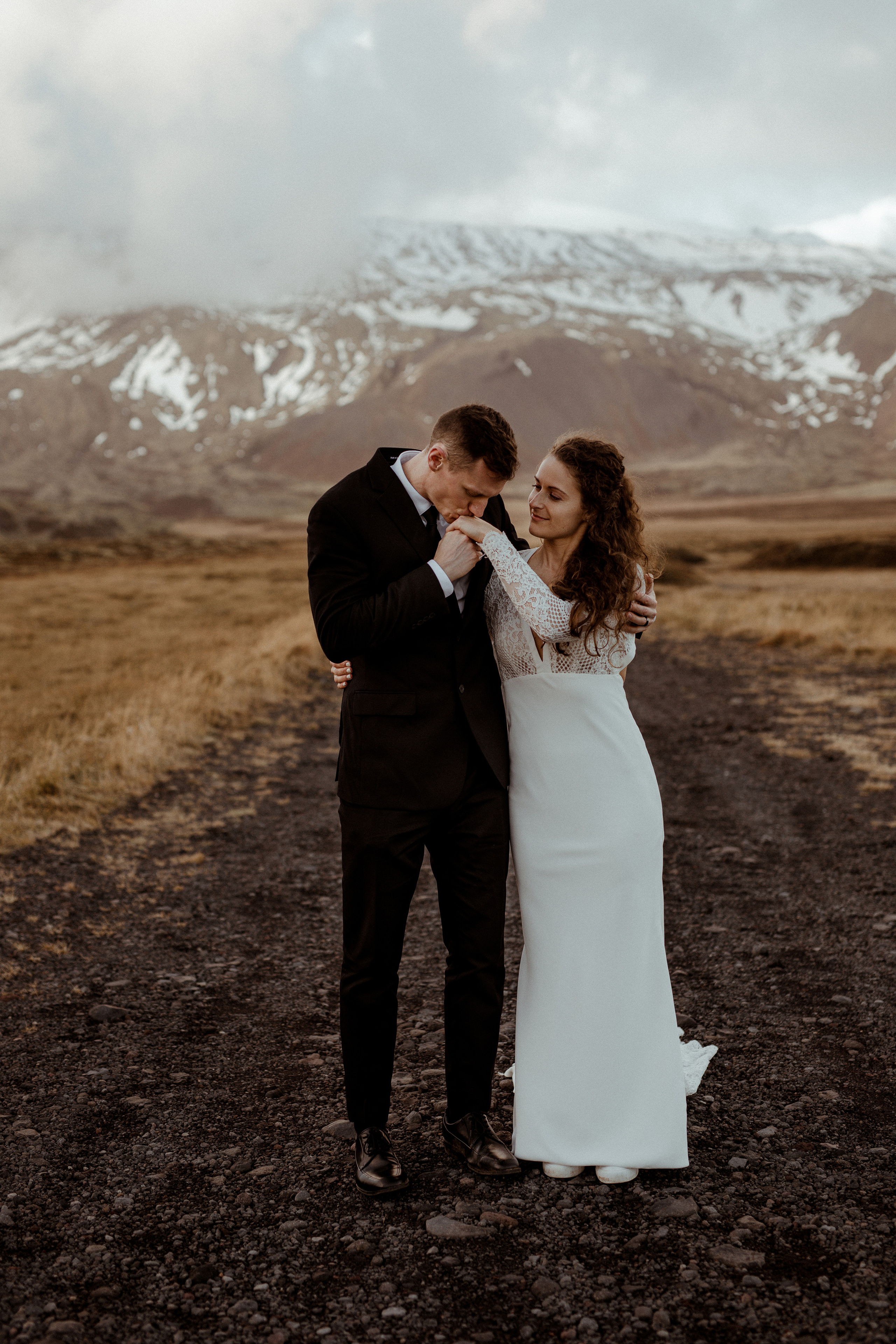 Scenic Fjords Elopement in Iceland. Iceland elopement photographer & videographer