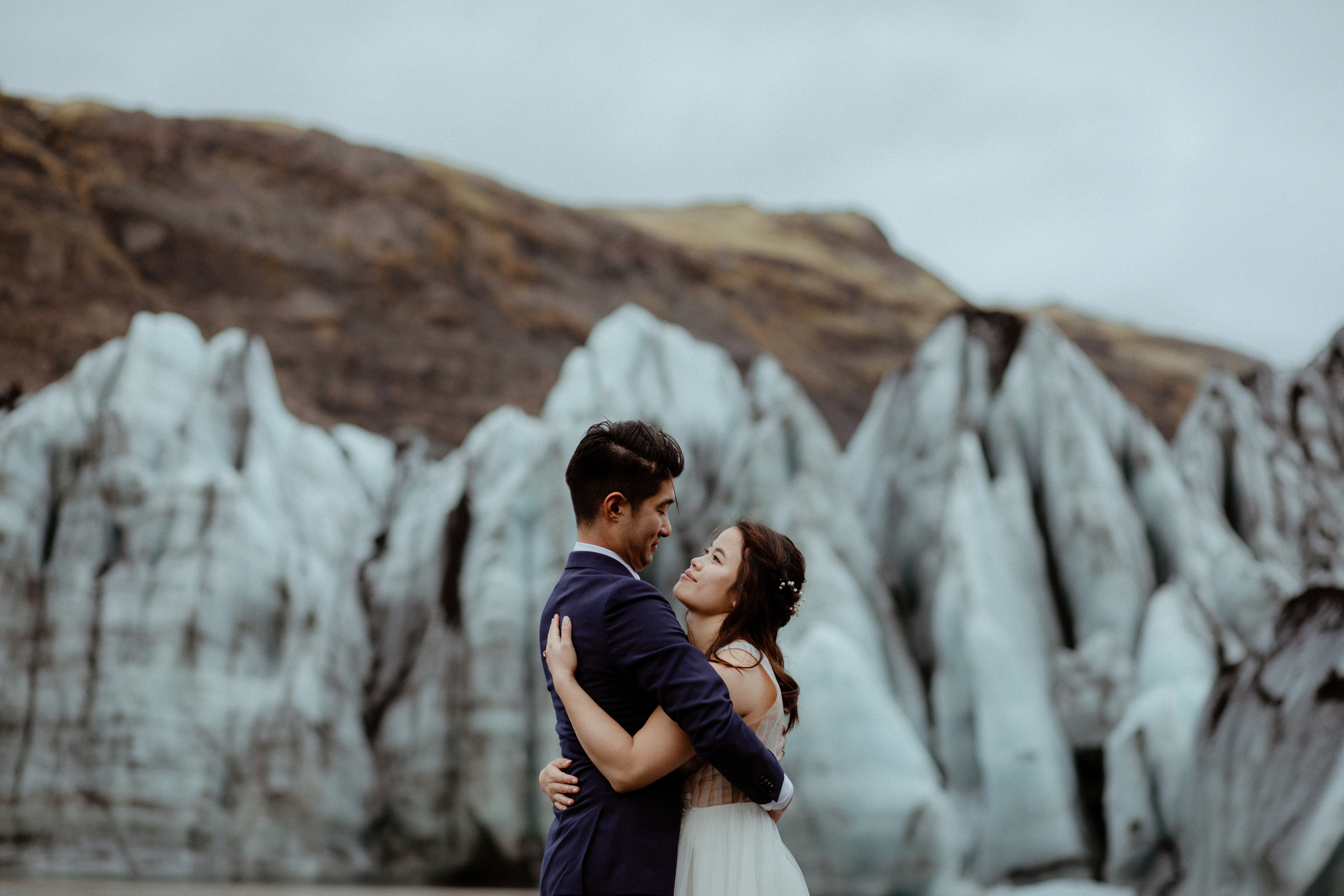 Hidden Waterfalls Iceland Elopement. Iceland elopement photo and video | Nikolaichik Photo