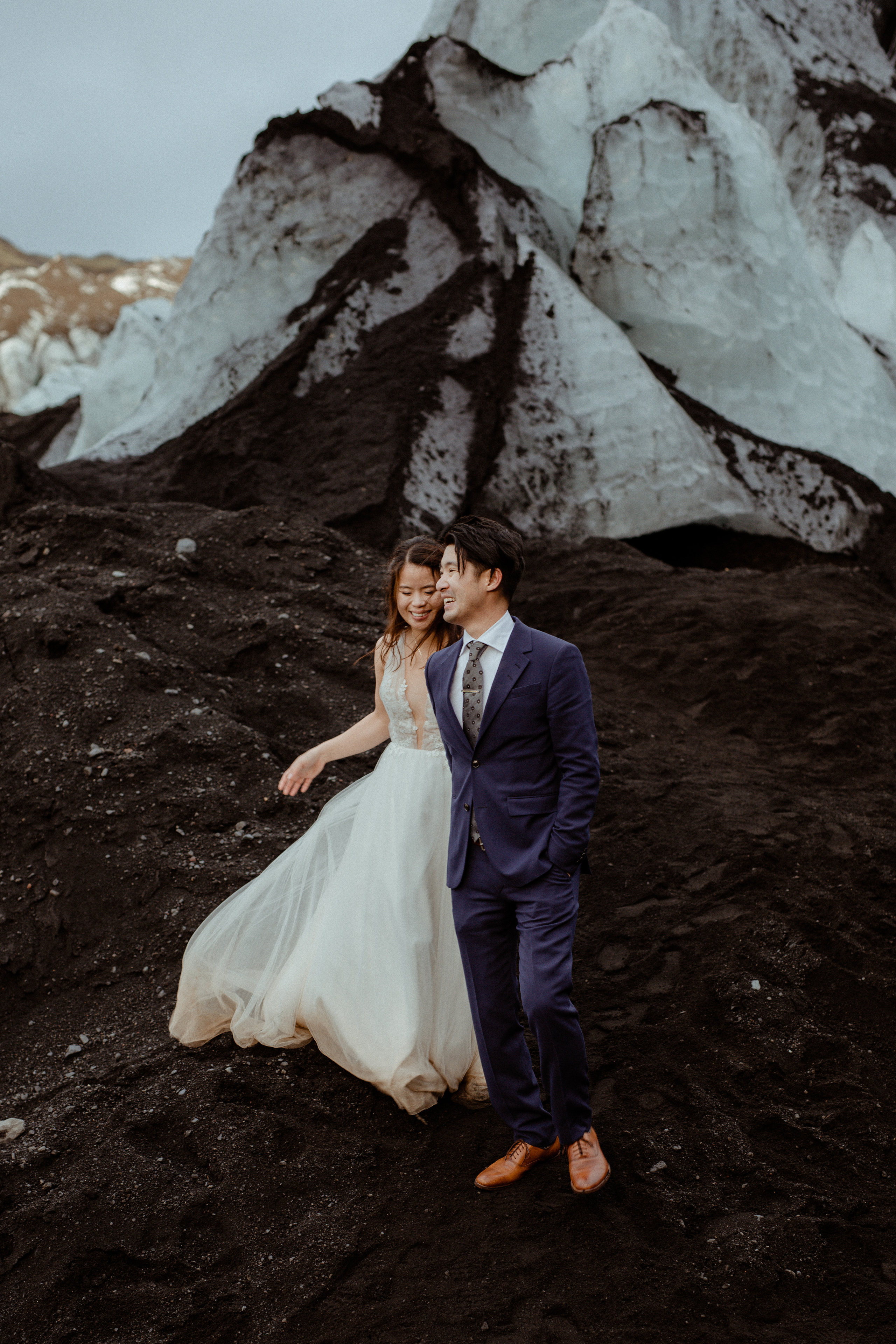 Hidden Waterfalls Iceland Elopement. Iceland elopement photo and video | Nikolaichik Photo