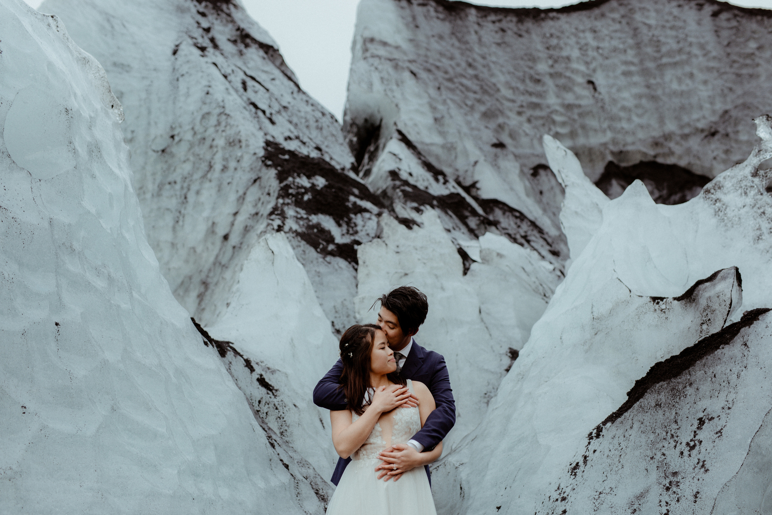 Hidden Waterfalls Iceland Elopement. Iceland elopement photo and video | Nikolaichik Photo