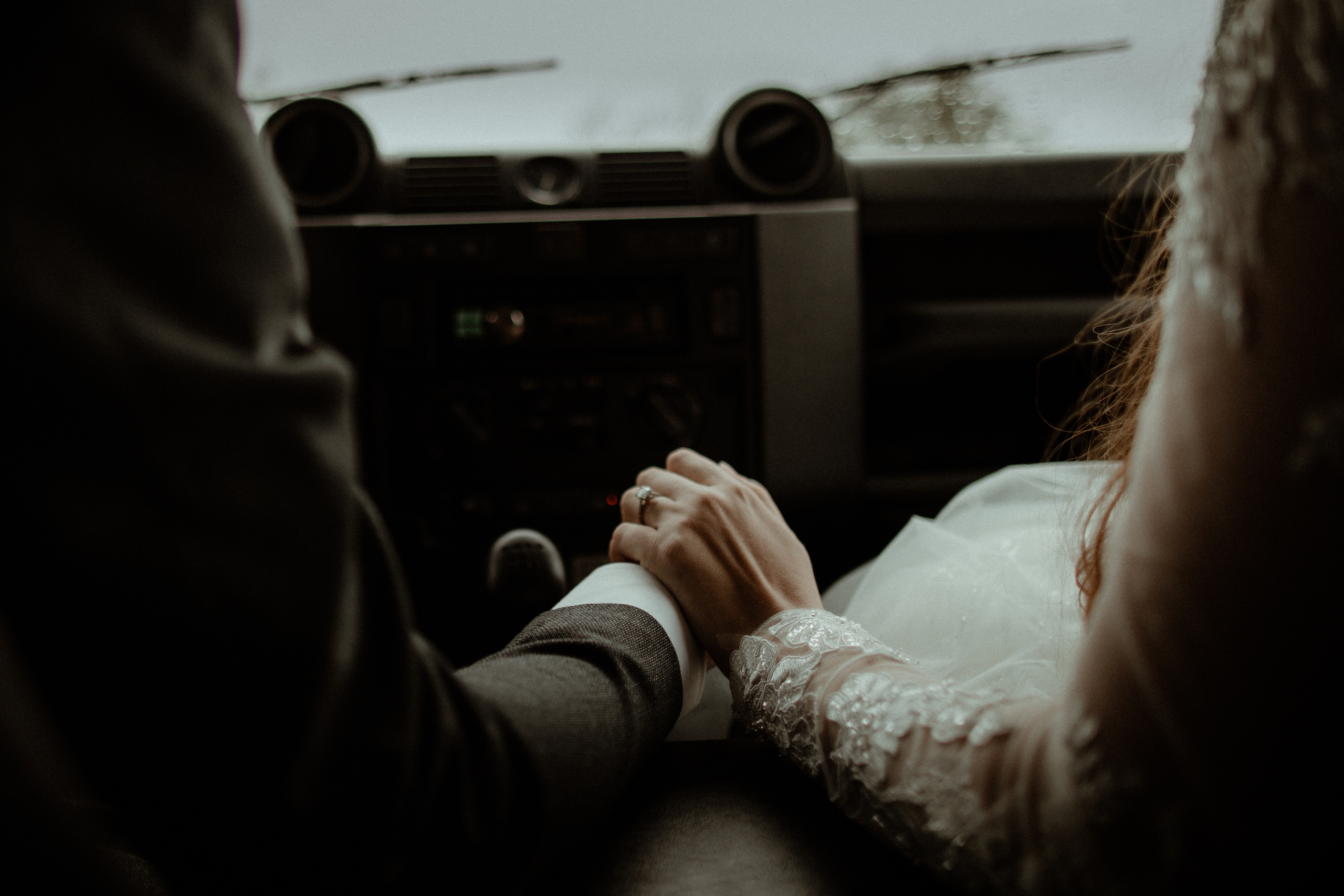 Ceremony at secret waterfall Iceland. Iceland elopement photographer & videographer