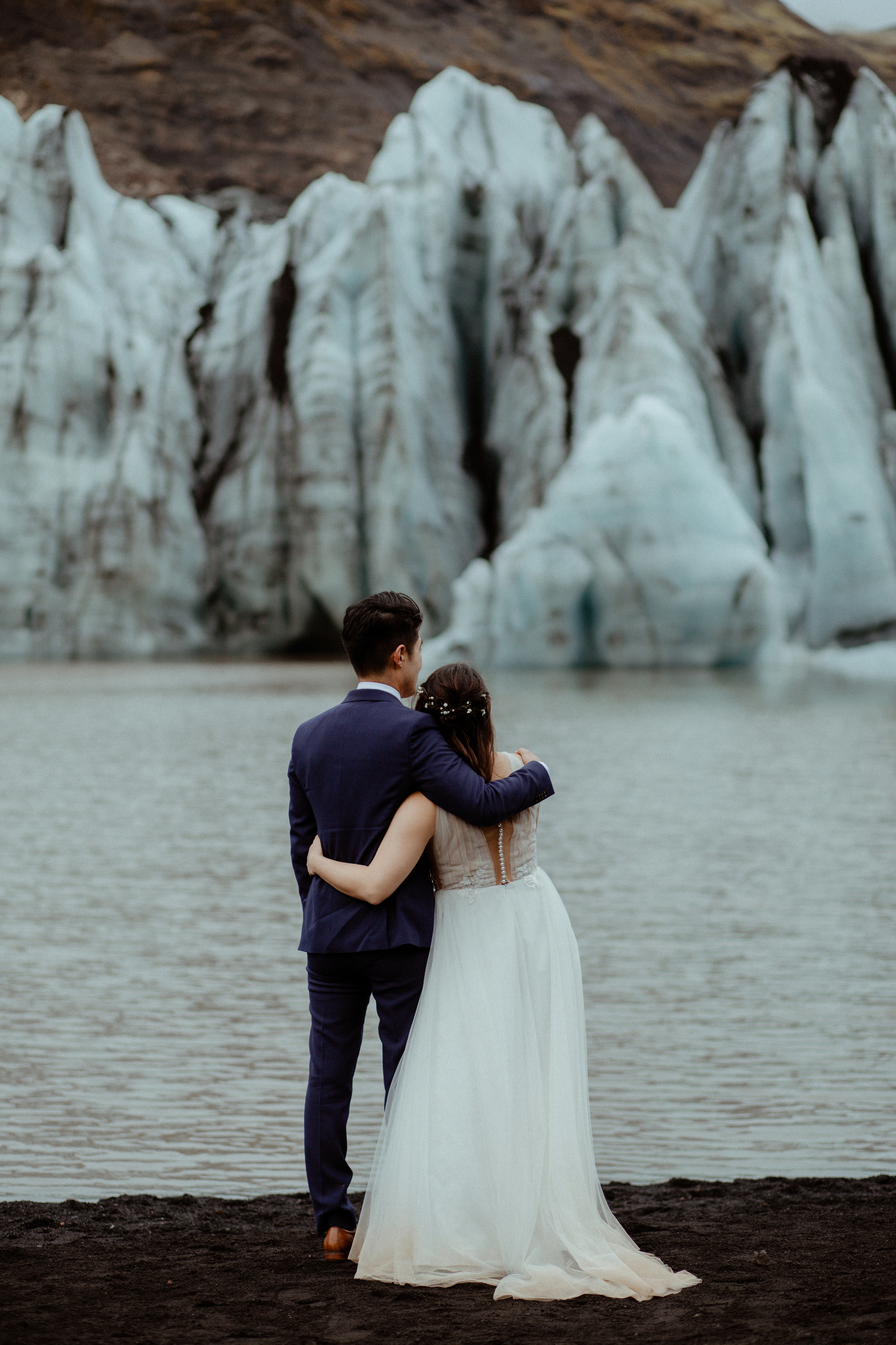 Hidden Waterfalls Iceland Elopement. Iceland elopement photo and video | Nikolaichik Photo