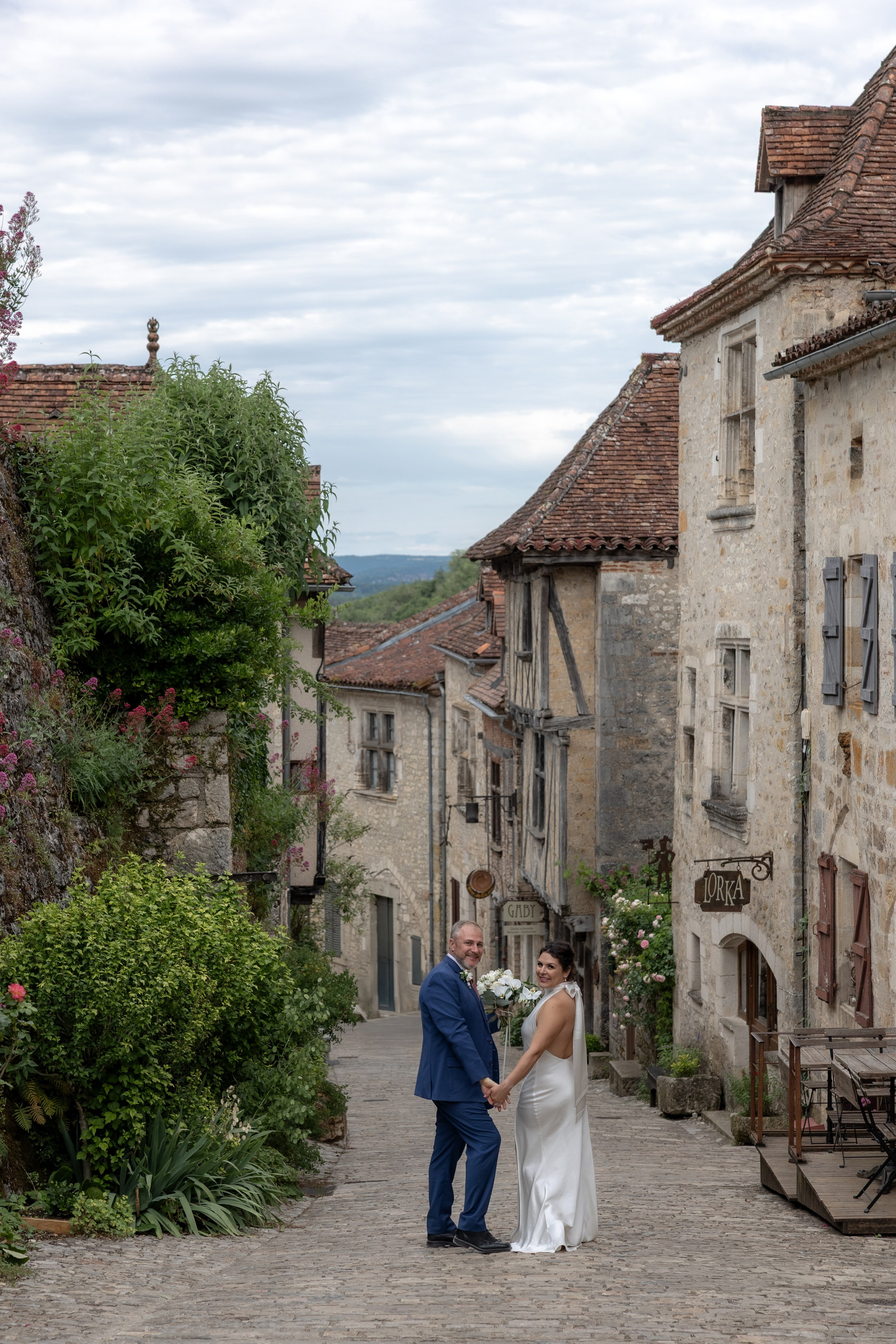 Elopement near Saint-Cirq-Lapopie. Crystal&Robert. Евгения Смирнова — фотограф в Тулузе и юго-западной Франции