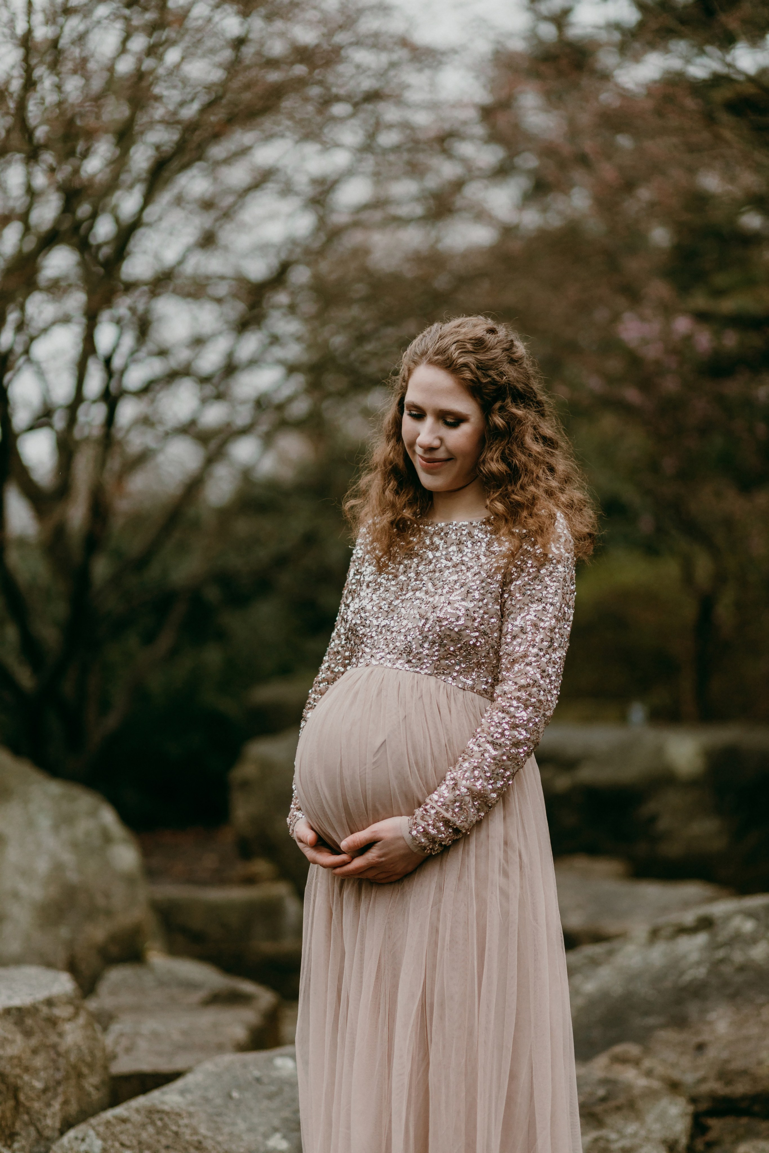 Фотосессия беременности в Ботаническом саду Гамбурга. Фотограф в Германии — Мария Чистякова