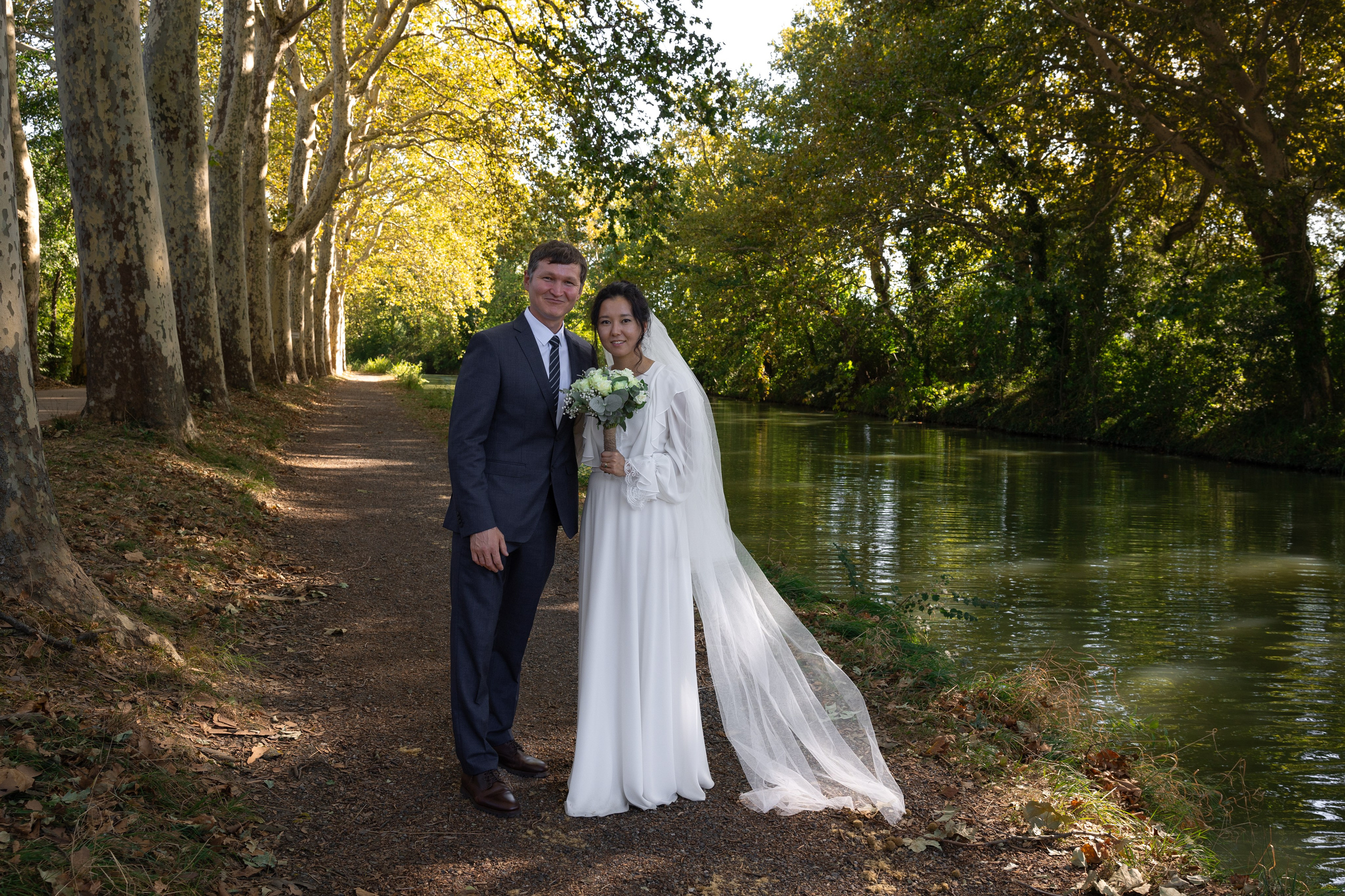 Wedding on Canal du Midi. Eugénie Smirnova — Photographe à Toulouse et dans le Sud-Ouest