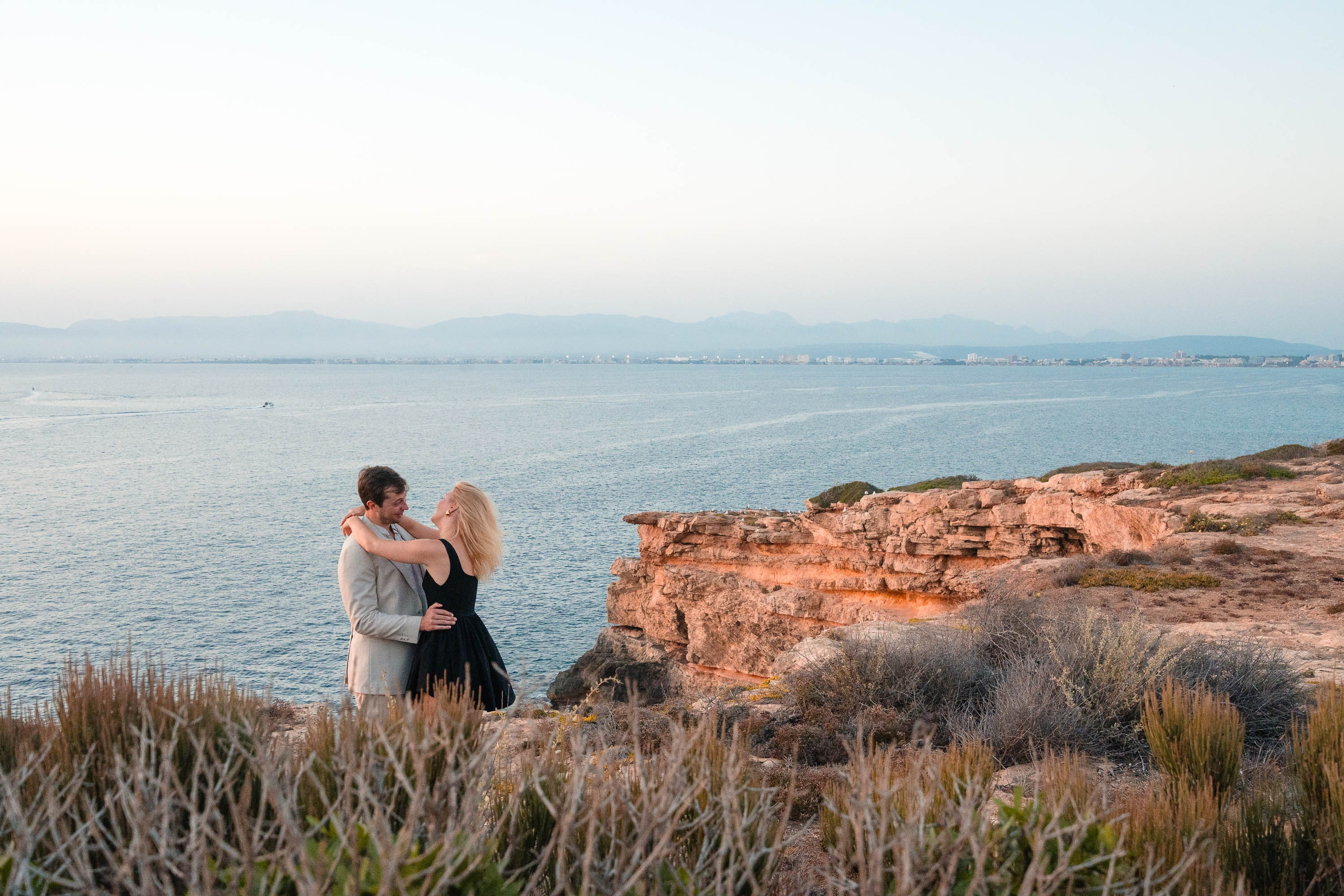 Perfect Marriage Proposal at Cap Rocat Hotel. Mallorca Wedding, Corporate & Social Photographer