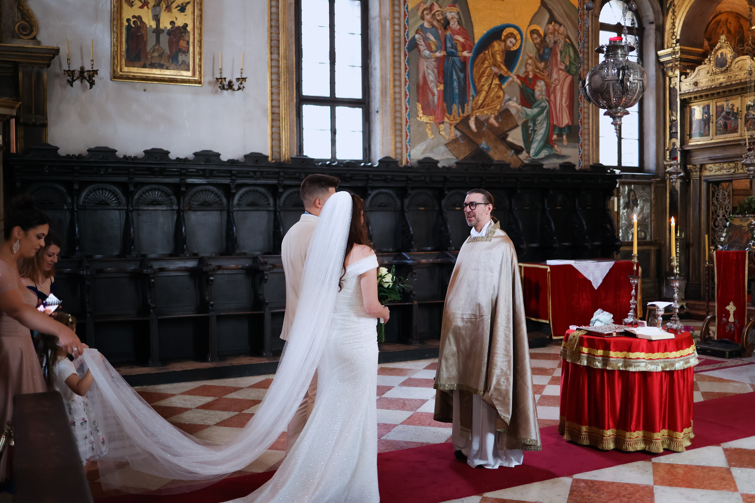 Greek wedding in Venice. Photographer in Venice, Viktoria Antonova