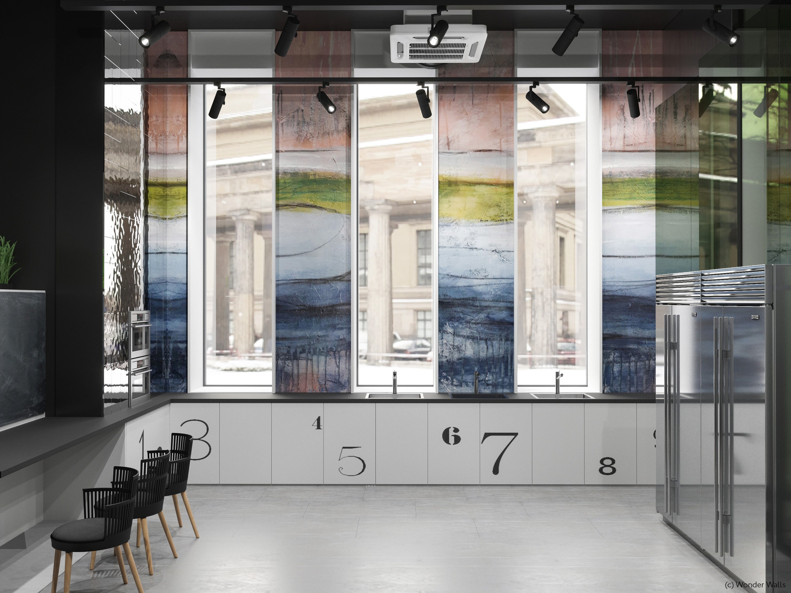 Public spaces. Interior design by Yuliya Shpeter