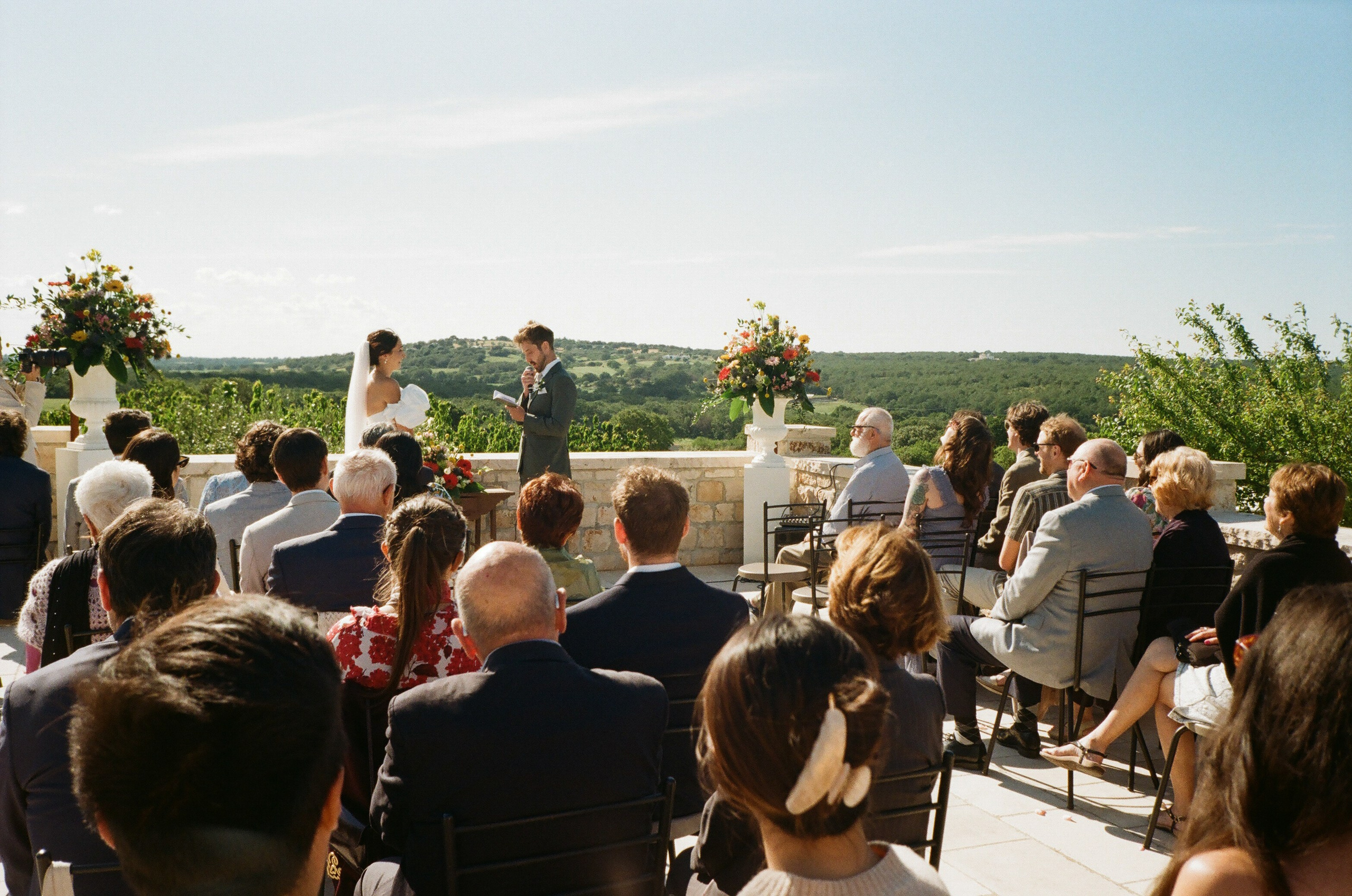 Stephanie & Christian film photos. Wedding photographer Italy