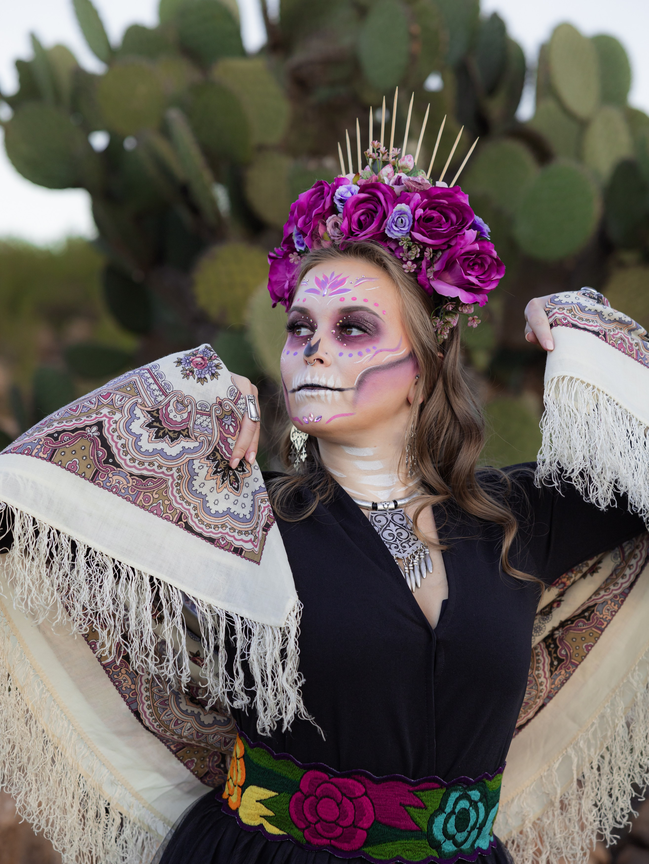 La Catrina | Solo Portrait. Lifestyle a rodinná fotografka v Pisku Oxana Telupilova