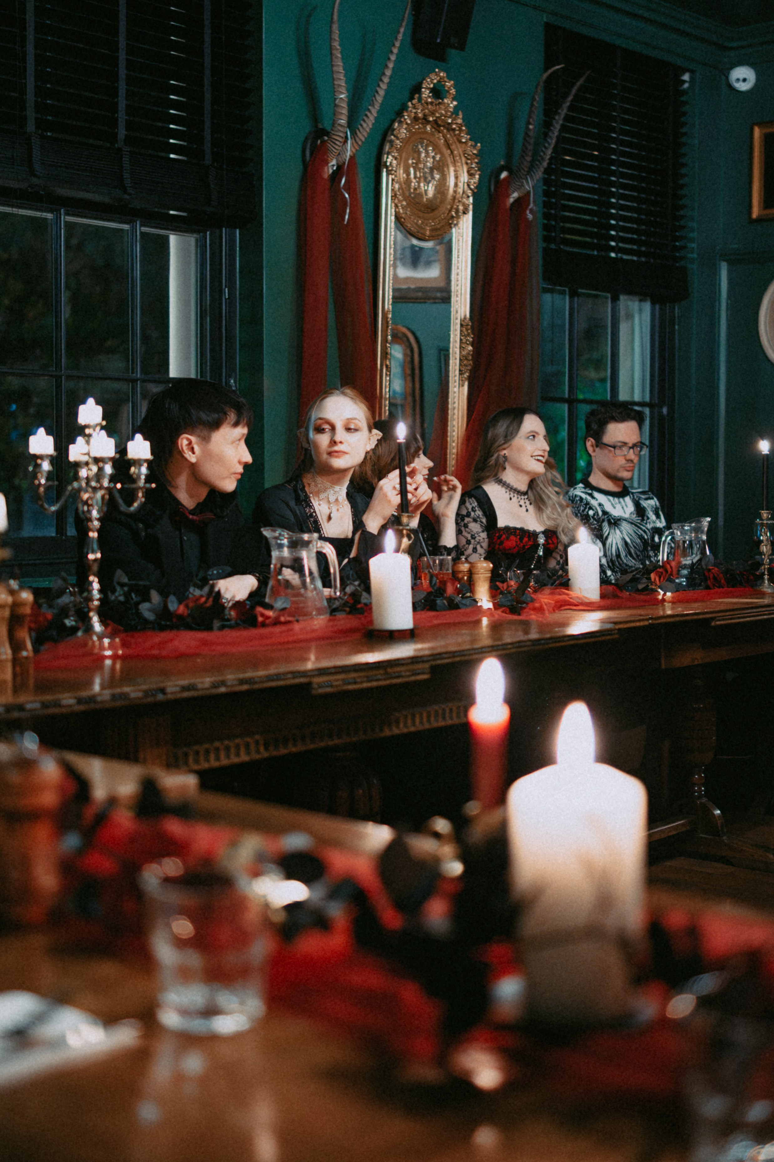 Vampire’s Dinner — Halloween Event Photography for “Gathered Realms”. Moth & Moss Photography