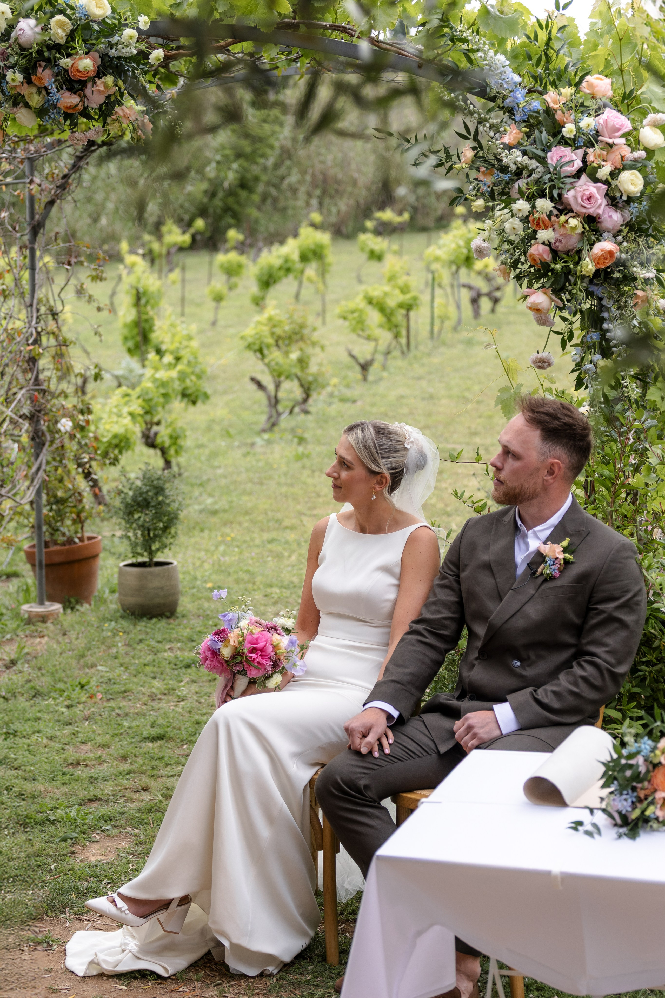 Свадьба в Château Du Puits Es Pratx — яркий день на юге Франции. Евгения Смирнова — фотограф в Тулузе и юго-западной Франции