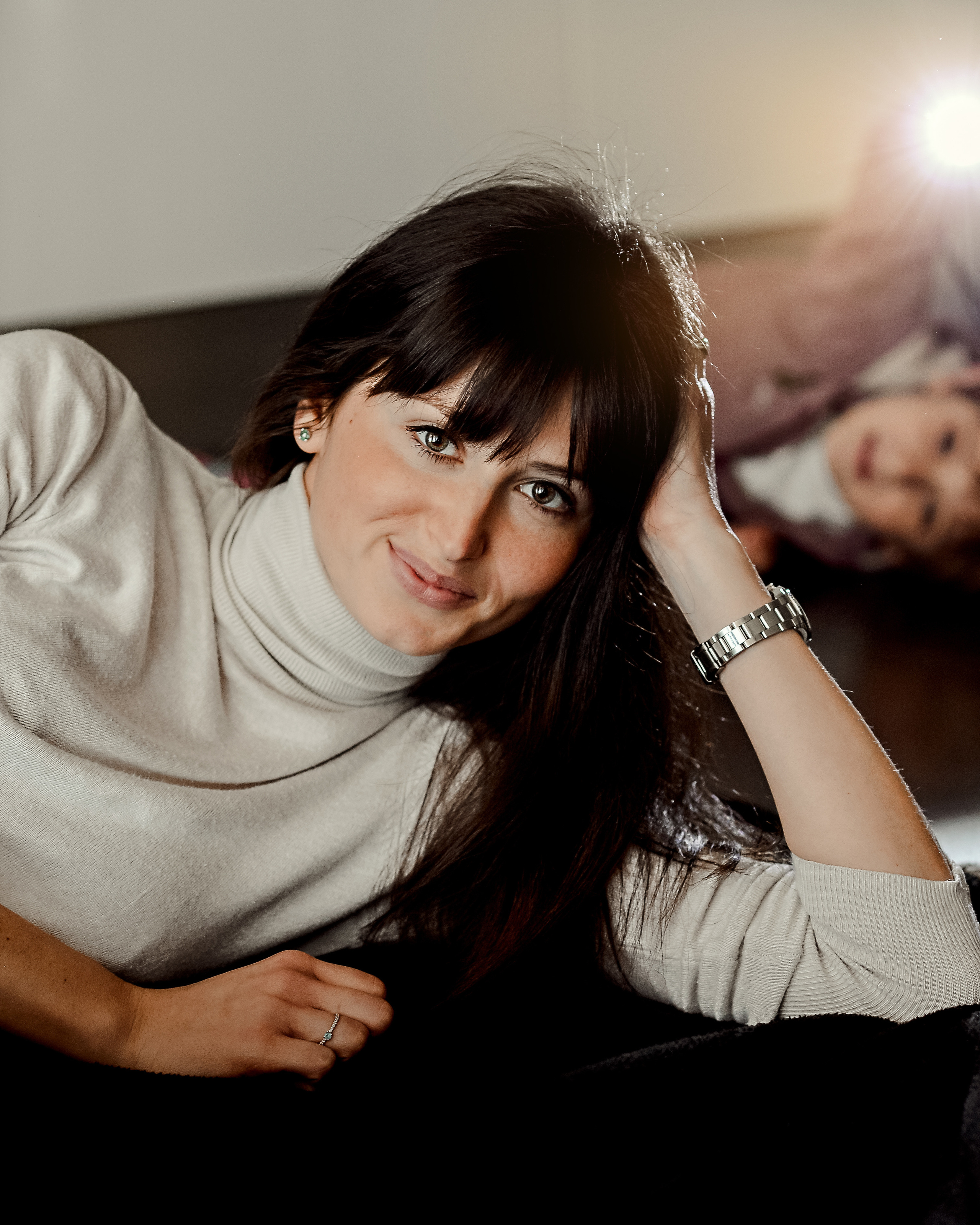 ANTONIO&KATYA CON IL FIGLIO FOTOGRAFIA DI FAMIGLIA A CASA