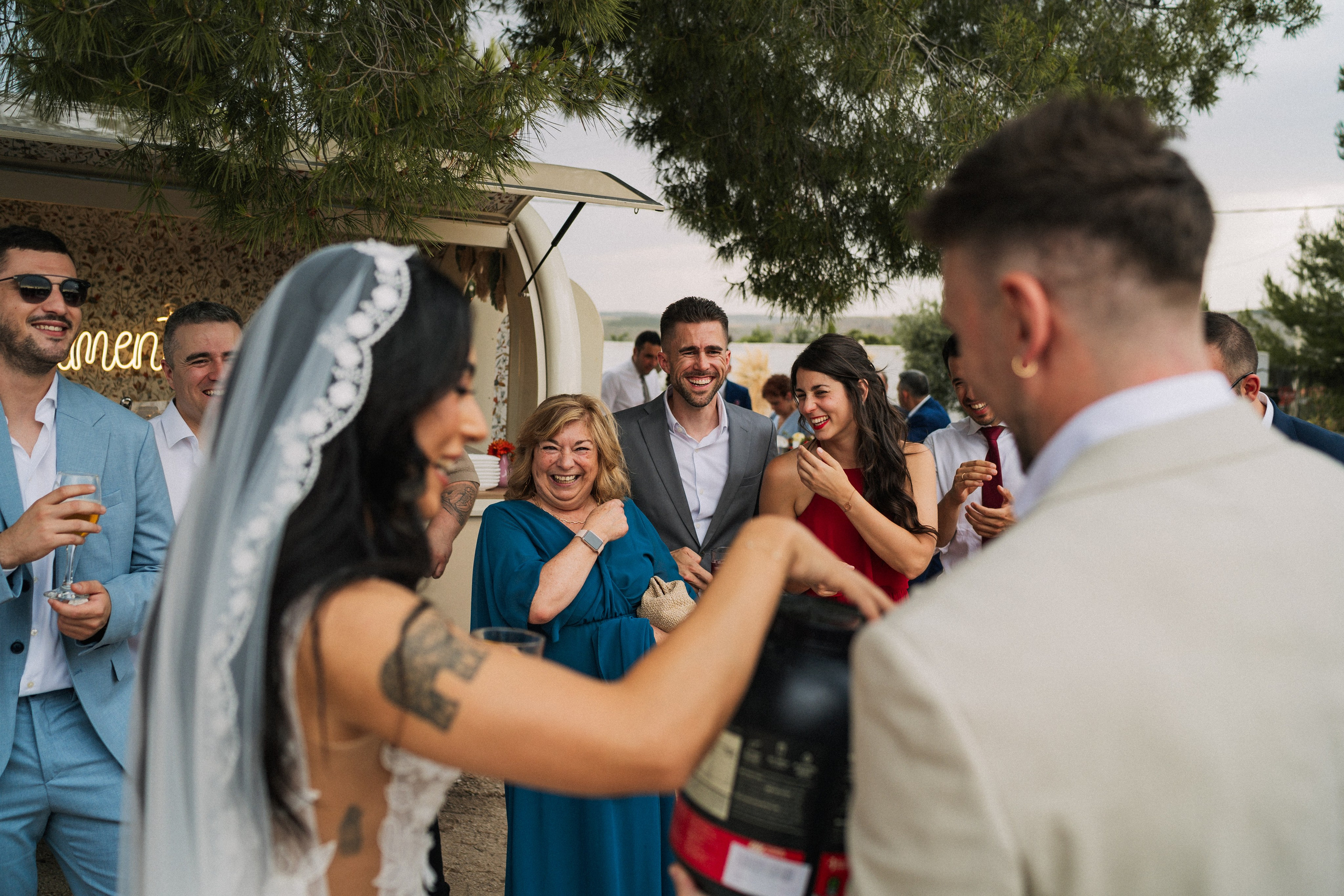 Nerea y Samuel. Christian García