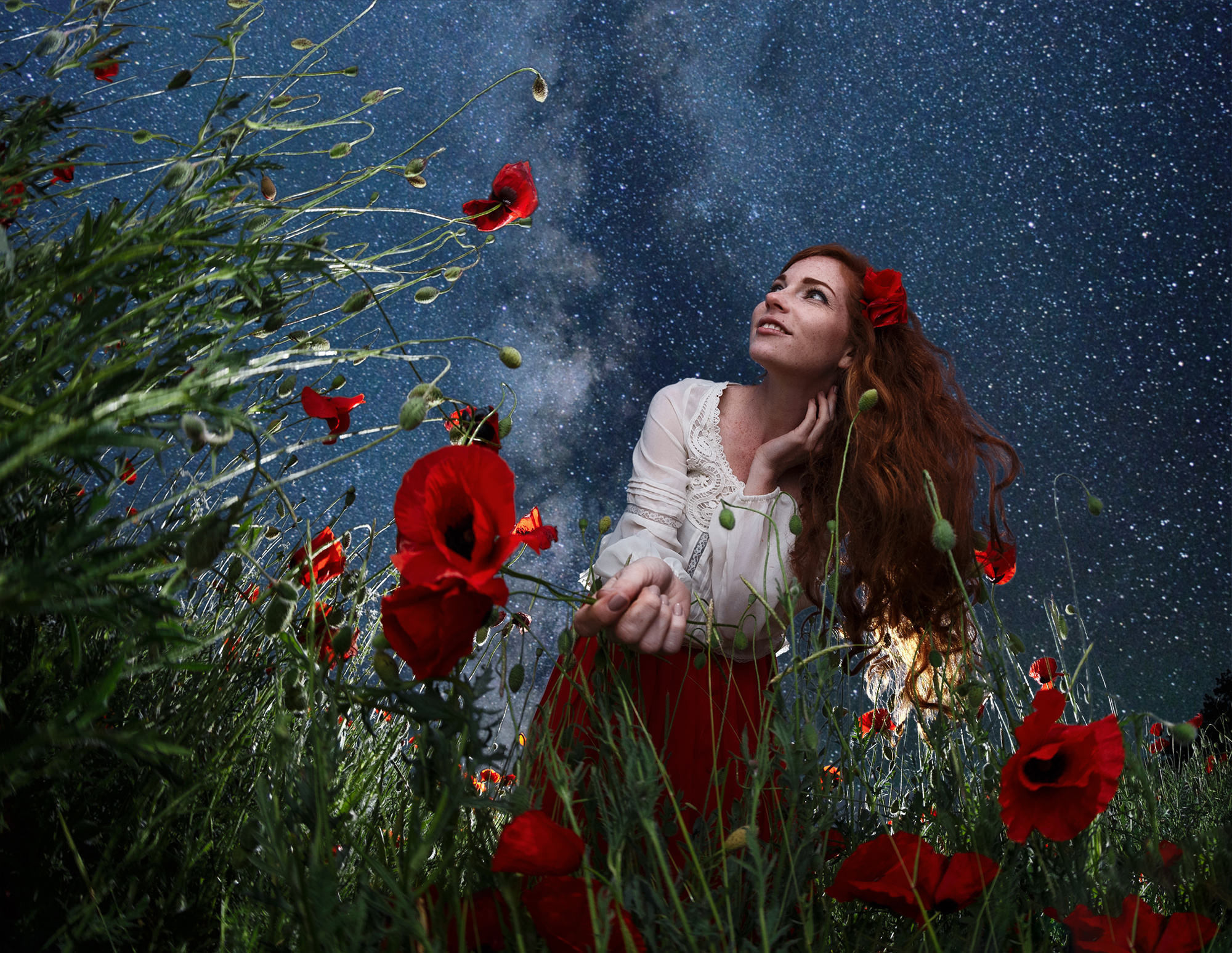 In the poppy field. Wedding photograper — Alex Popov photography Germany, Switzerland, Italy, France. Based in Stuttgart