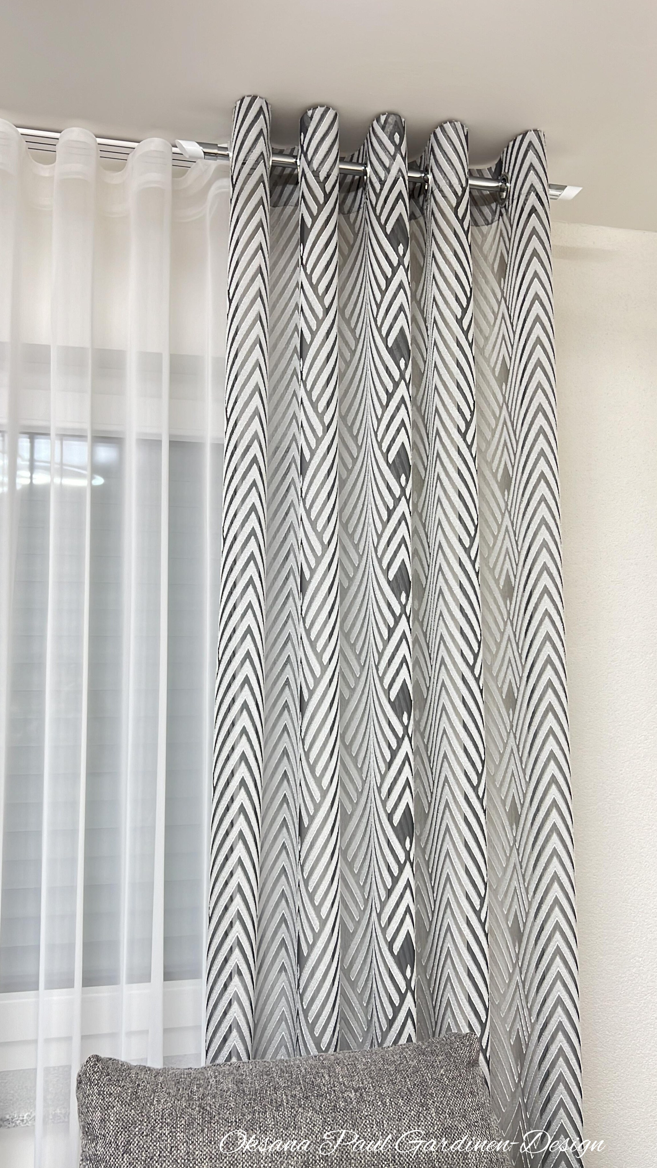 Гостиная / Wohnzimmer ➜. Oksana Paul-Gardinen-Design Oksana Paul ✧ Art of Gardinen & Textile Design ✧ Polymer Clay Art & Handmade Creatures