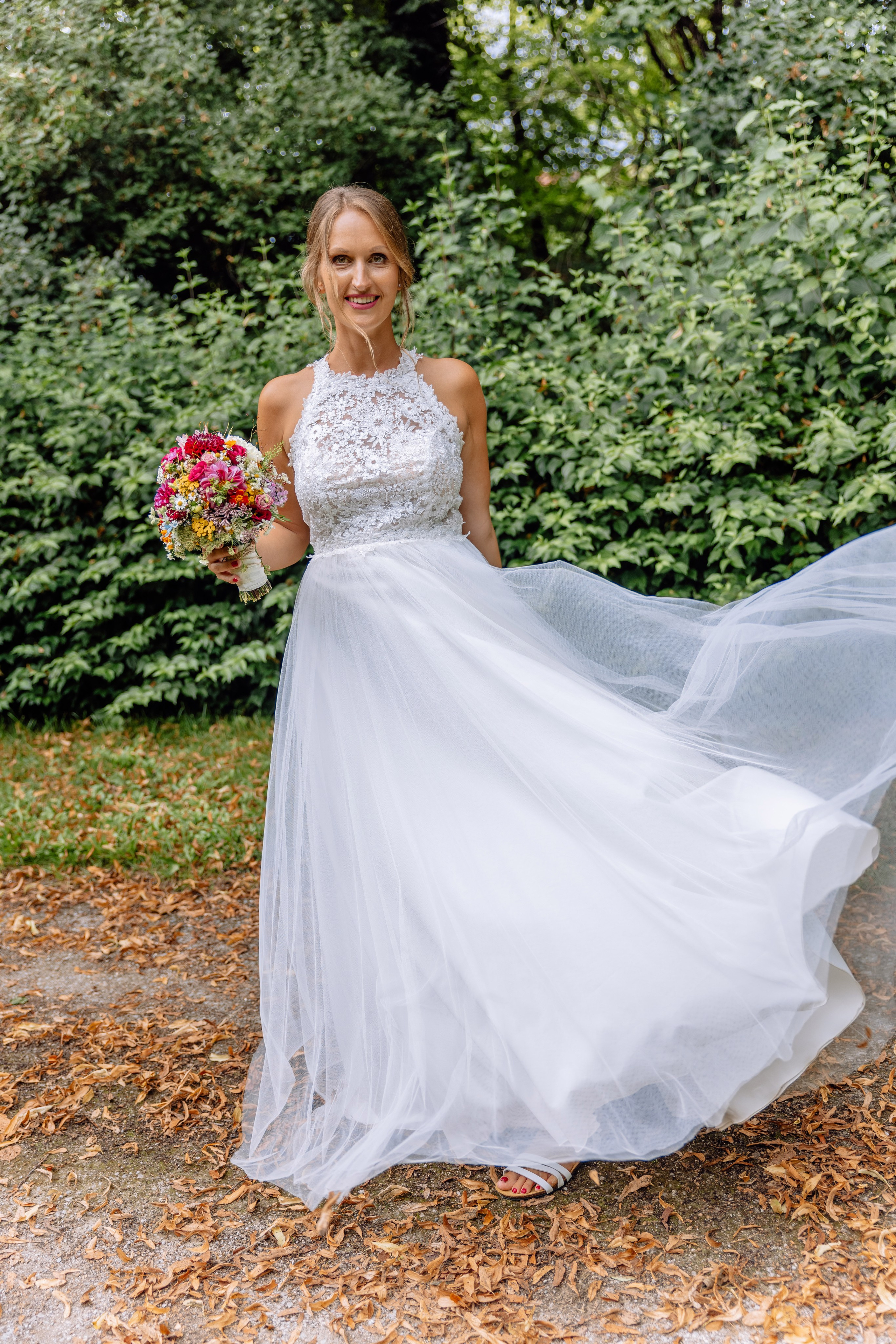 Sandra und Kevin: Standesamt Unterföring und Friedensengel. Hochzeitsfotograf München Taufe Familienfotograf Tanja Mauke