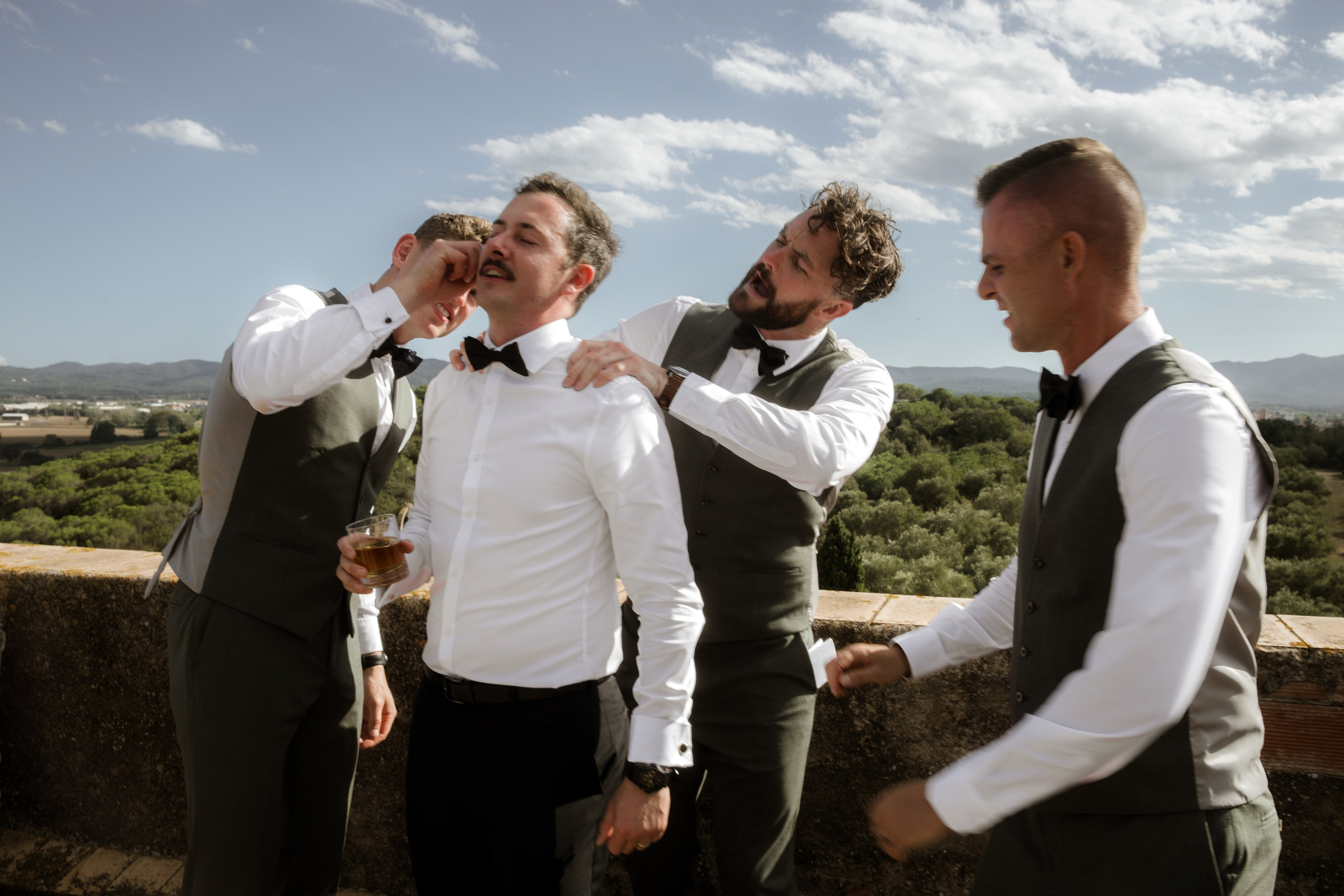 PJ & Yonna. Hotel Castell d’Emporda. Paola wedding photographer / videographer in Barcelona