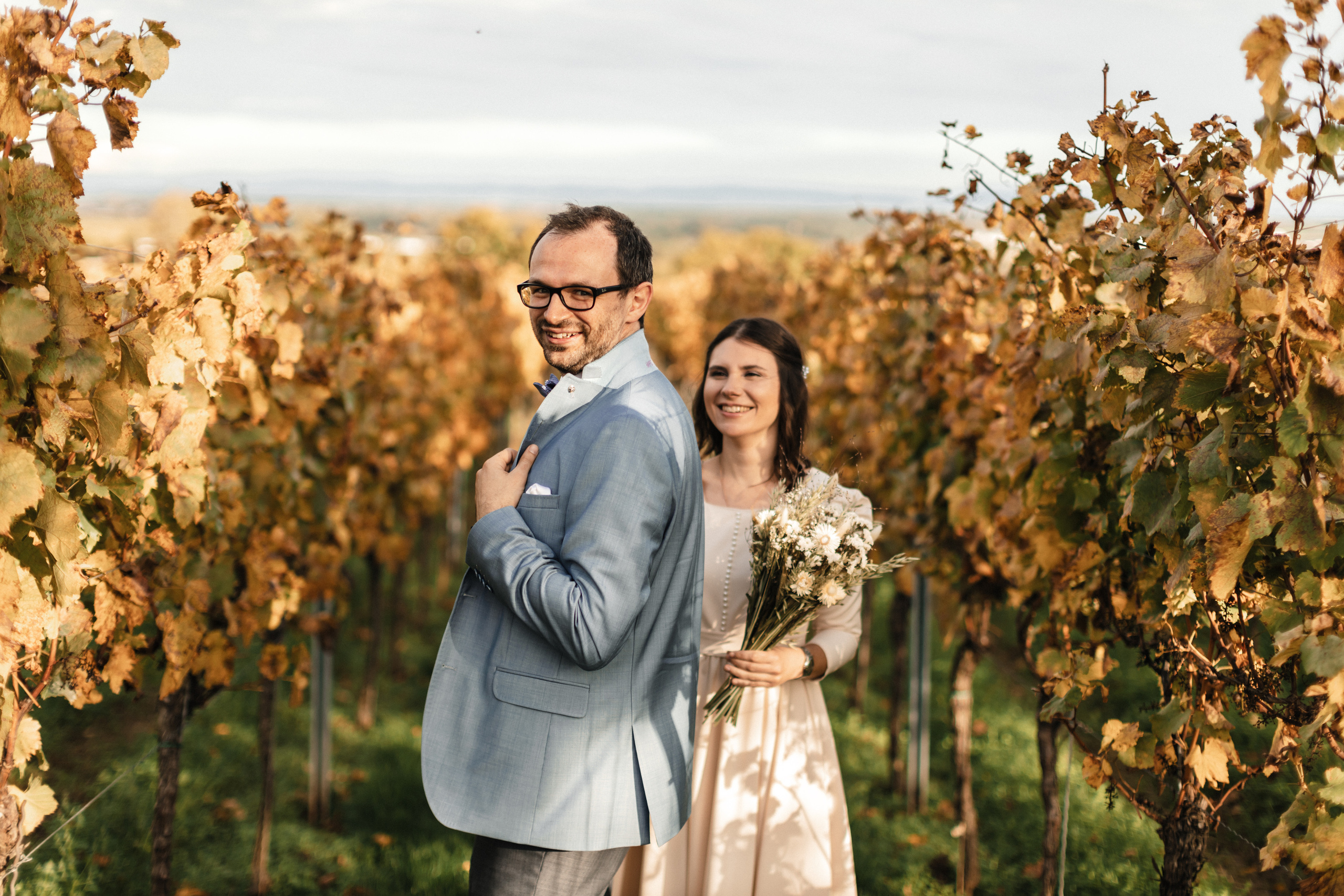 Свадебная фотосессия в виноградниках. Фотограф в Германии — Мария Чистякова