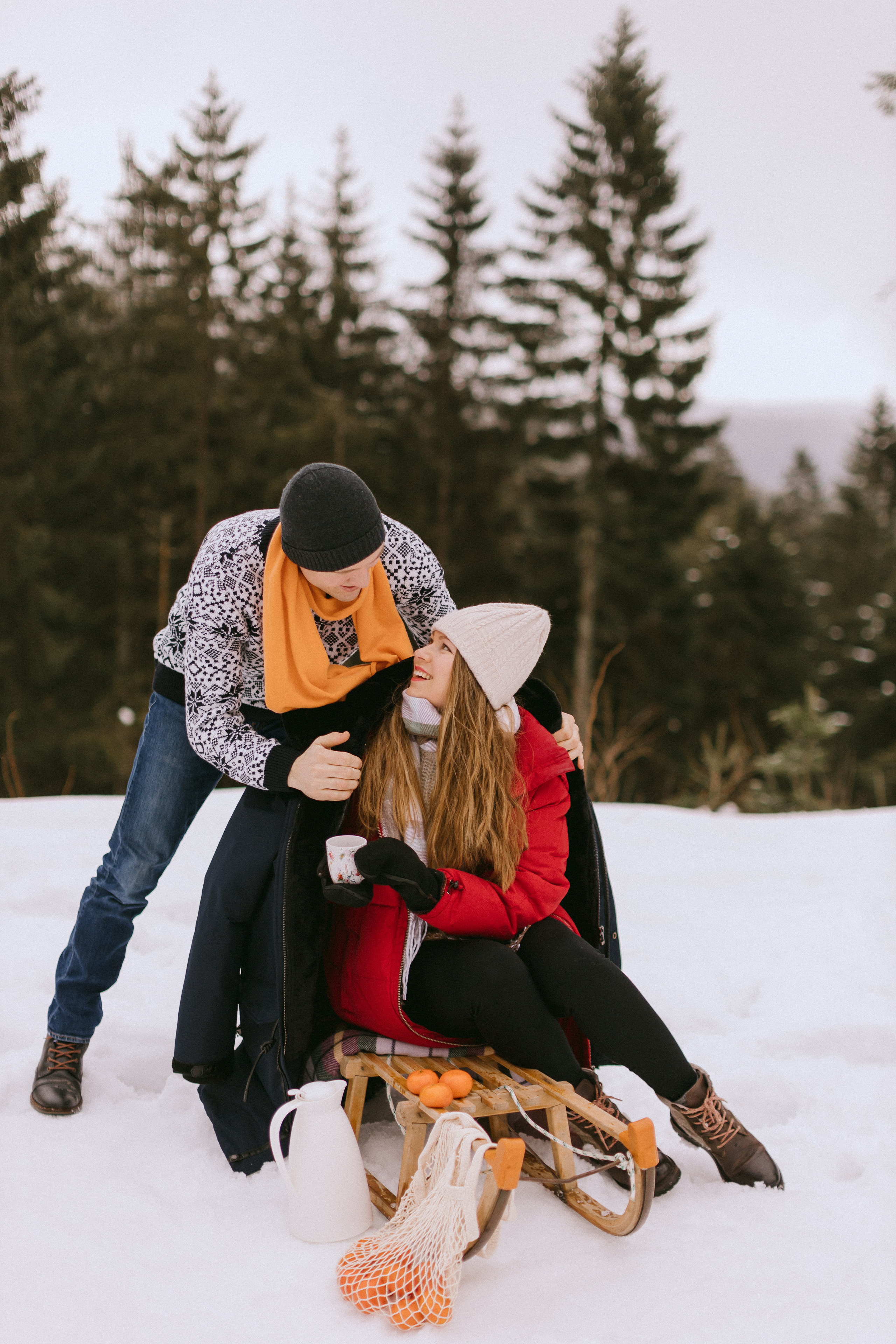 Семейная фотосессия в зимнем лесу. Maria Chistyakovа — Fotografin in Karlsruhe, Baden-Baden und Umgebung