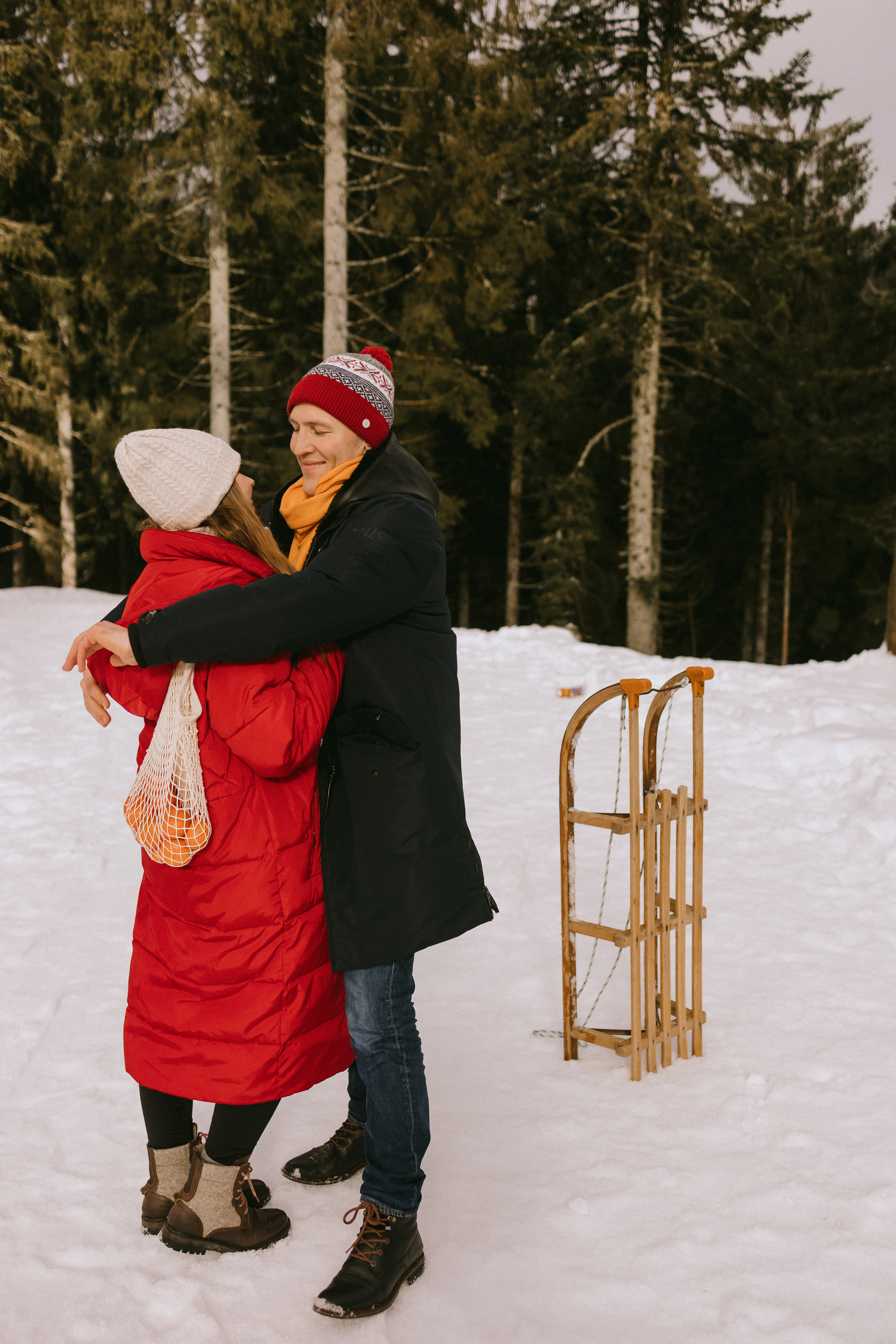 Семейная фотосессия в зимнем лесу. Maria Chistyakovа — Fotografin in Karlsruhe, Baden-Baden und Umgebung