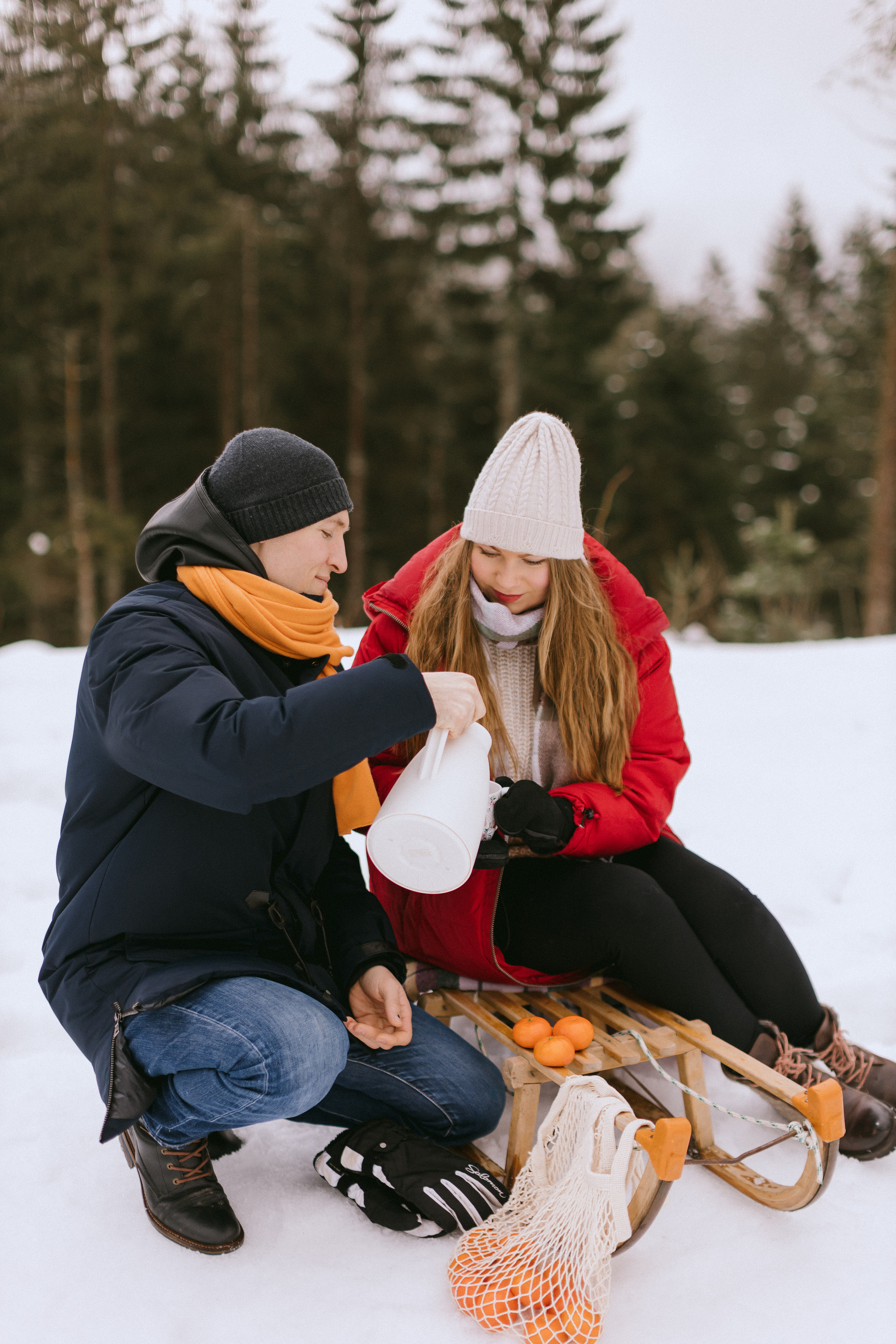 Семейная фотосессия в зимнем лесу. Maria Chistyakovа — Fotografin in Karlsruhe, Baden-Baden und Umgebung
