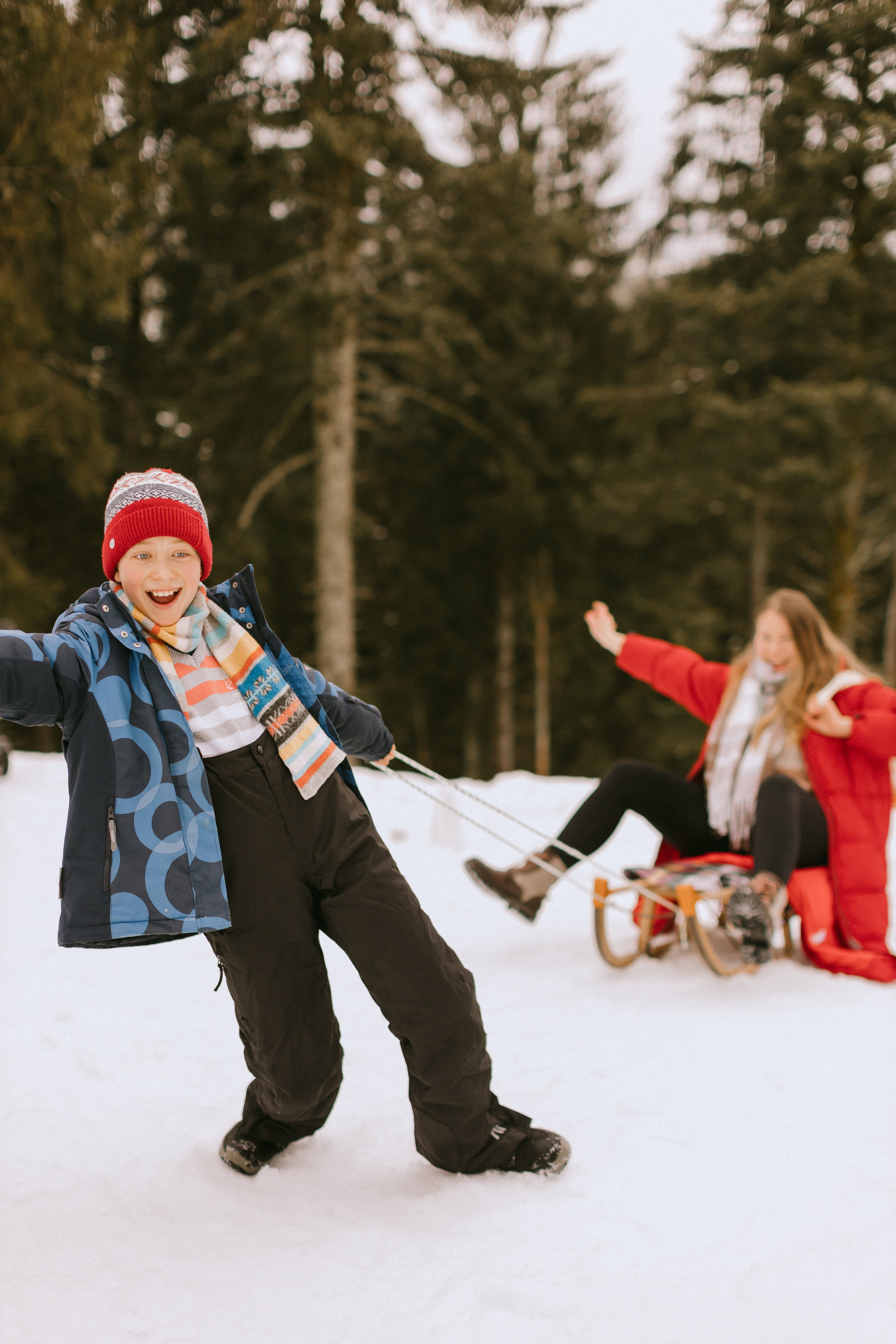 Семейная фотосессия в зимнем лесу. Maria Chistyakovа — Fotografin in Karlsruhe, Baden-Baden und Umgebung