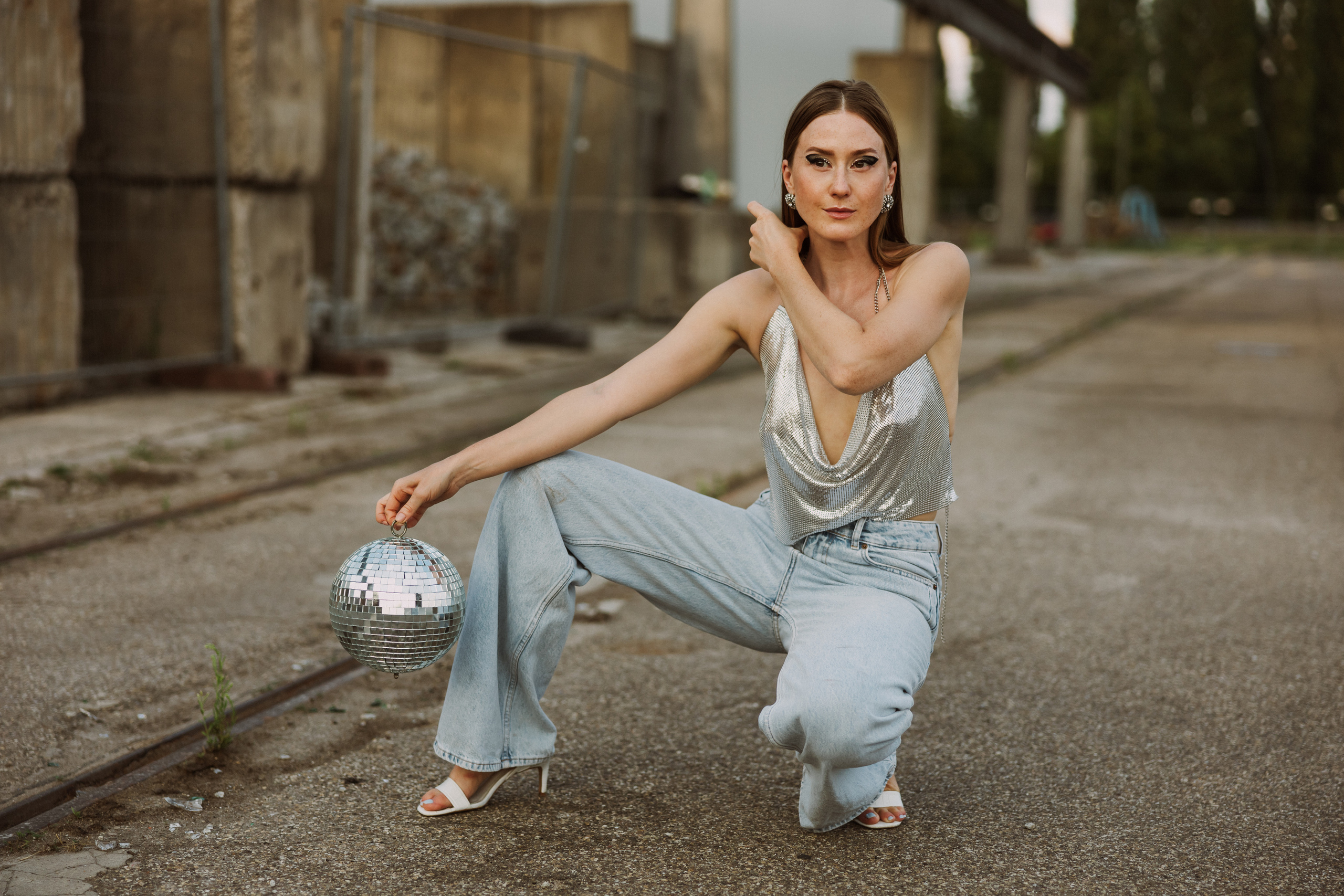 Творческая фотосессия в порту Карлсруэ. Фотограф в Германии — Мария Чистякова