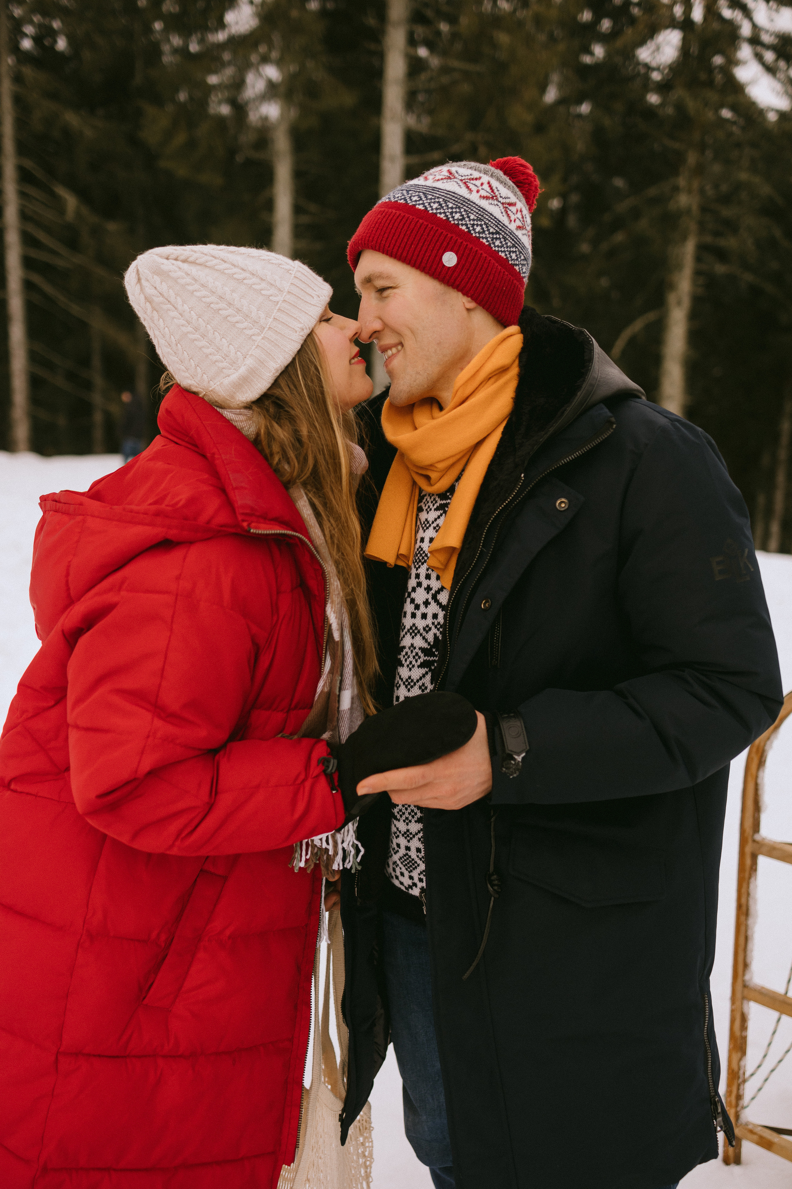 Семейная фотосессия в зимнем лесу. Maria Chistyakovа — Fotografin in Karlsruhe, Baden-Baden und Umgebung