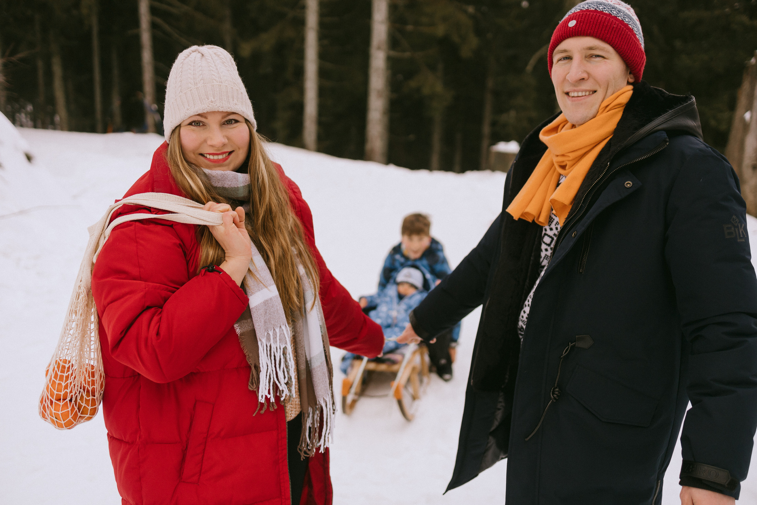 Семейная фотосессия в зимнем лесу. Maria Chistyakovа — Fotografin in Karlsruhe, Baden-Baden und Umgebung