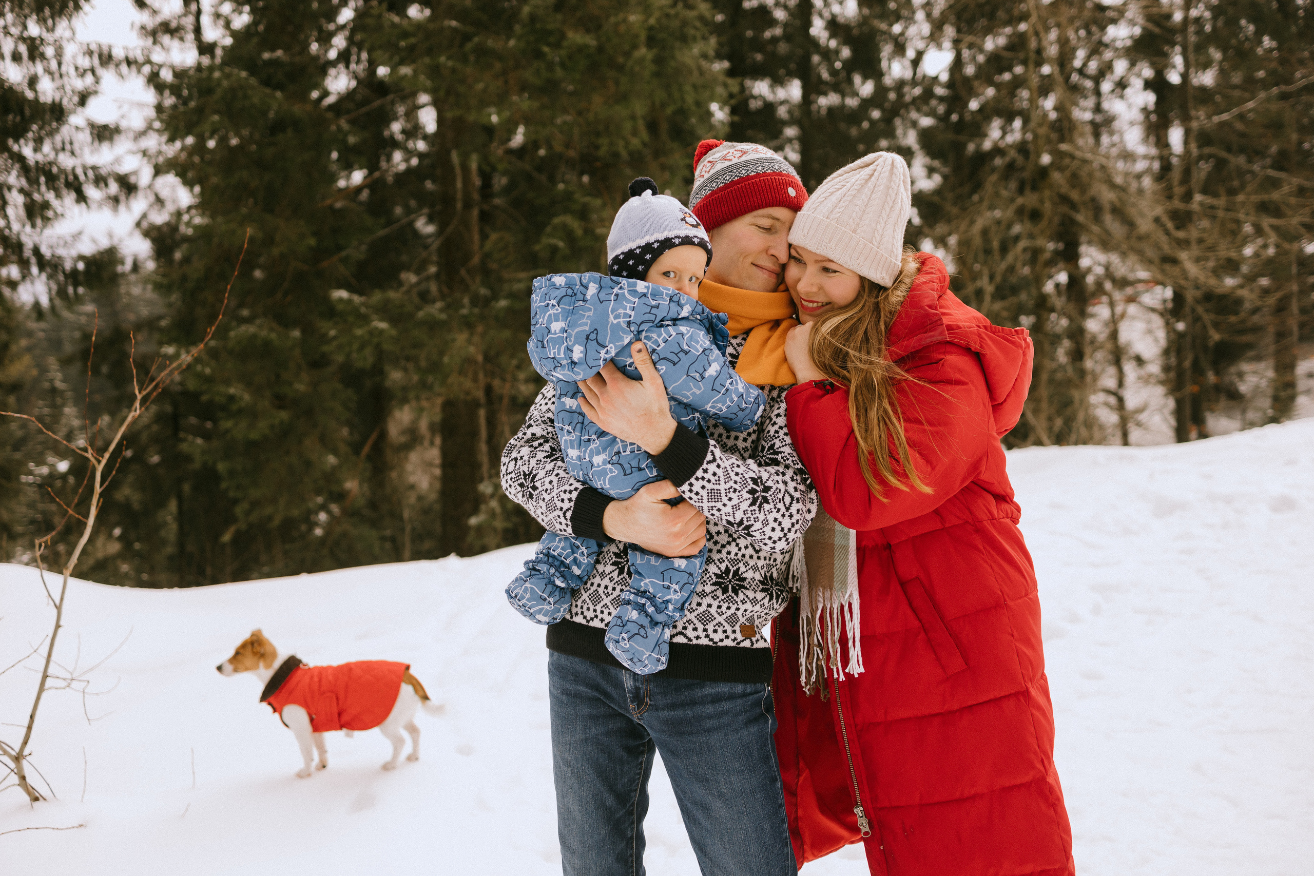 Семейная фотосессия в зимнем лесу. Maria Chistyakovа — Fotografin in Karlsruhe, Baden-Baden und Umgebung
